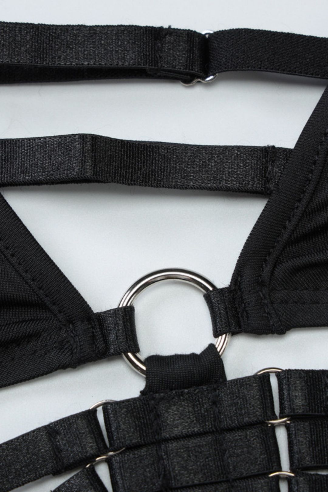 Sexy V-neck Long Sleeve Top Slim-fitting Strappy Skirt Suit