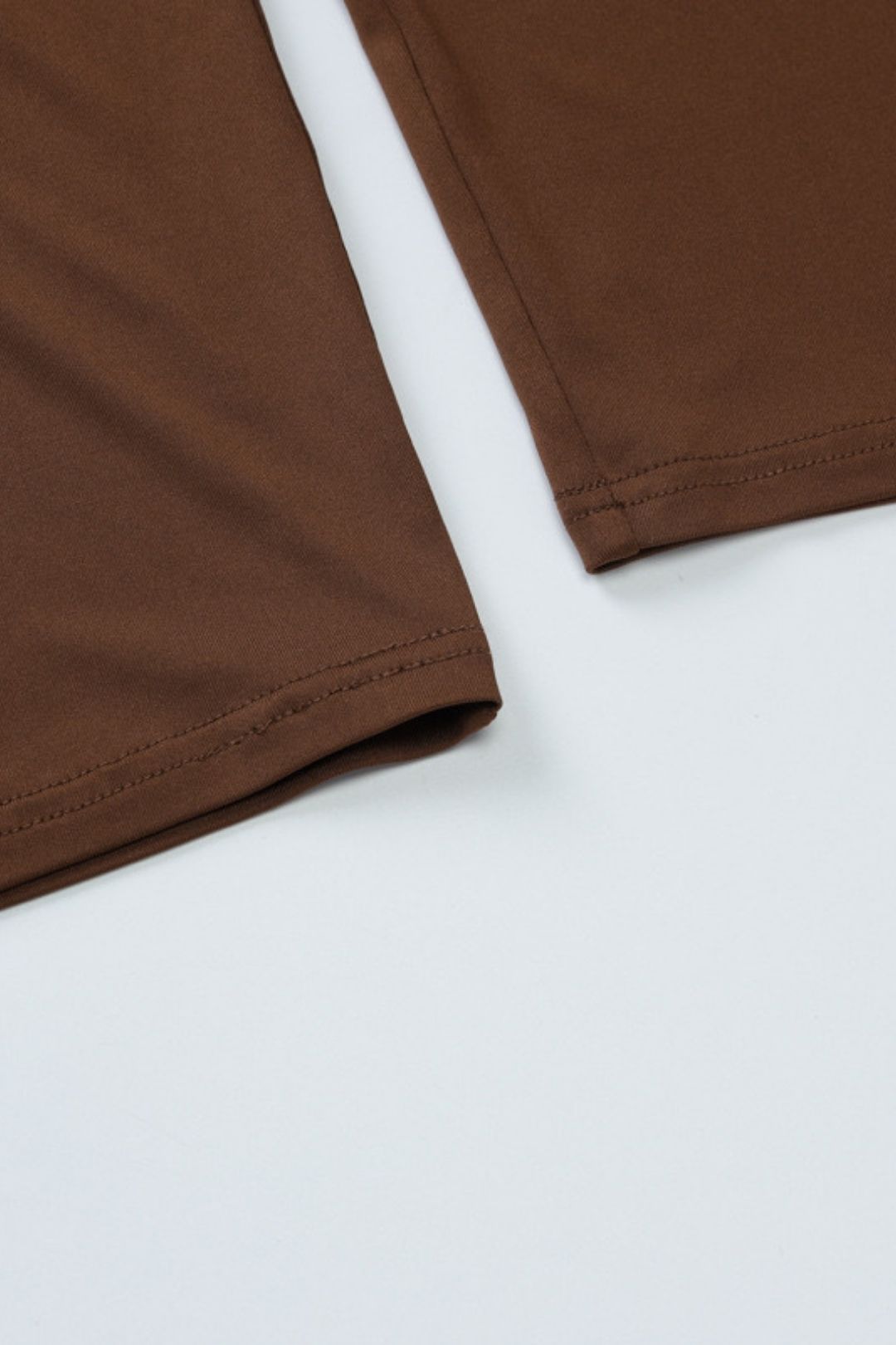 Long-sleeved Tops Slim-fitting Lace-up Three-quarter Pants Suit