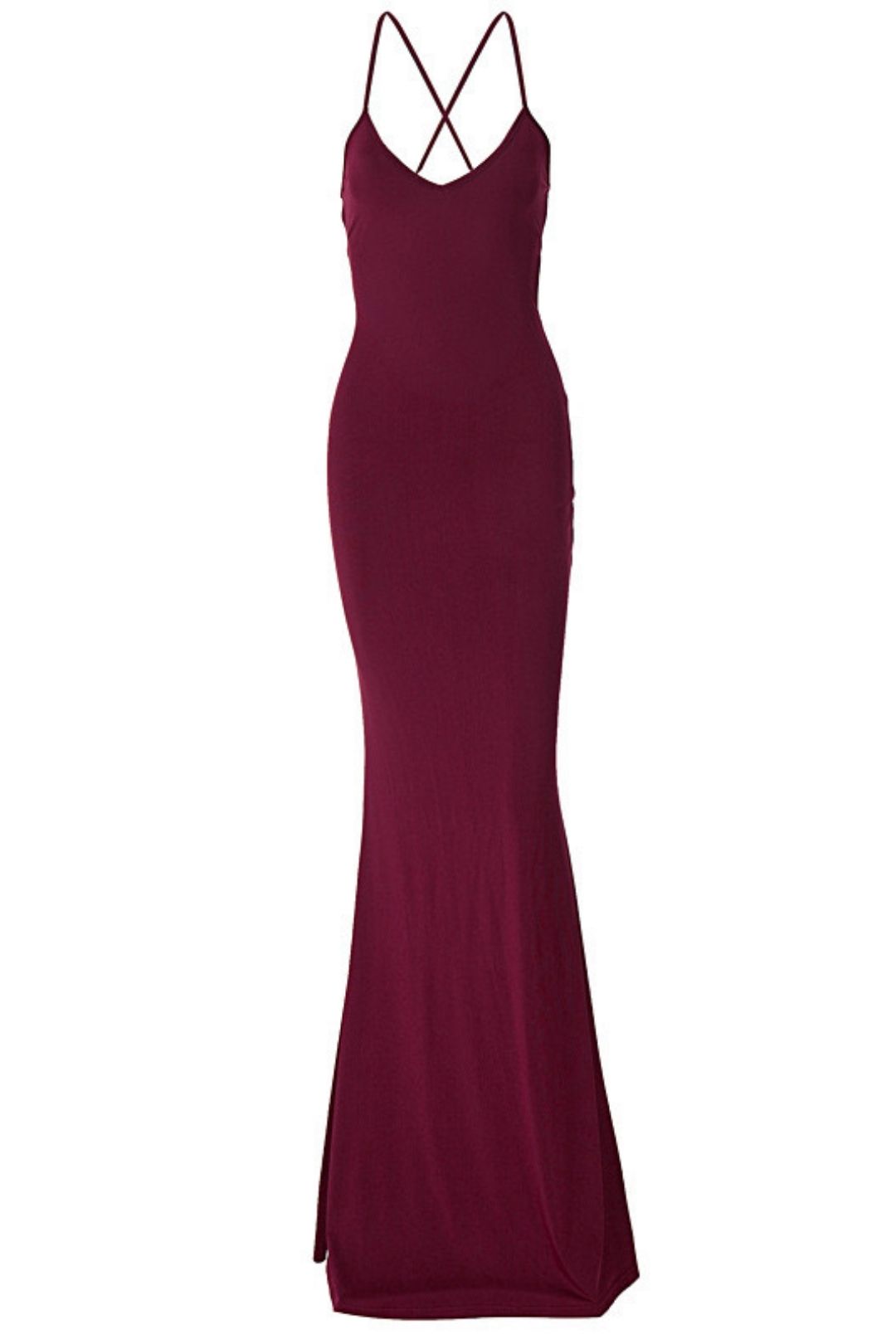 Sexy Backless Strappy Pleated Dress