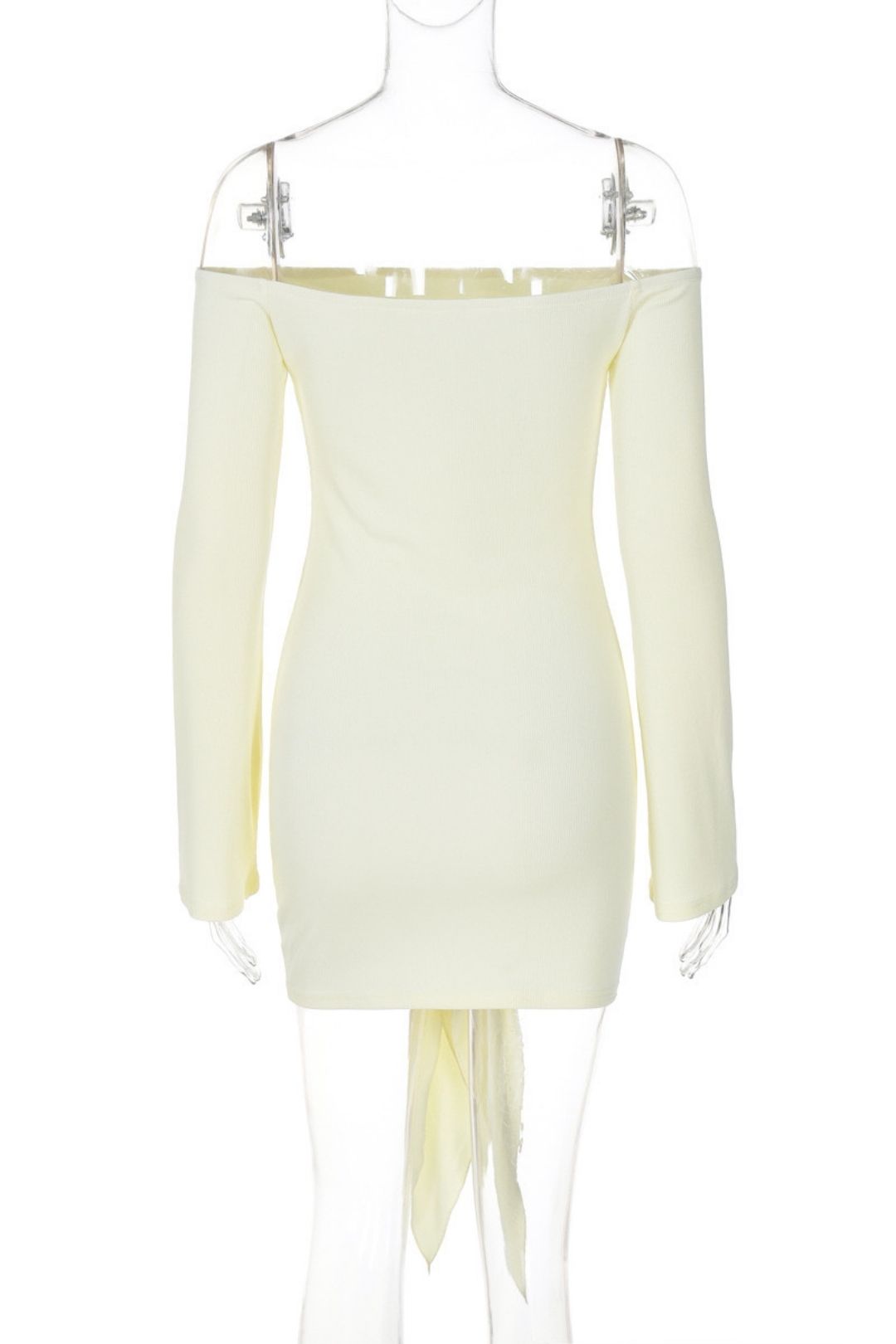 Sexy Slim-fitting Hip-covering Long-sleeved Dress