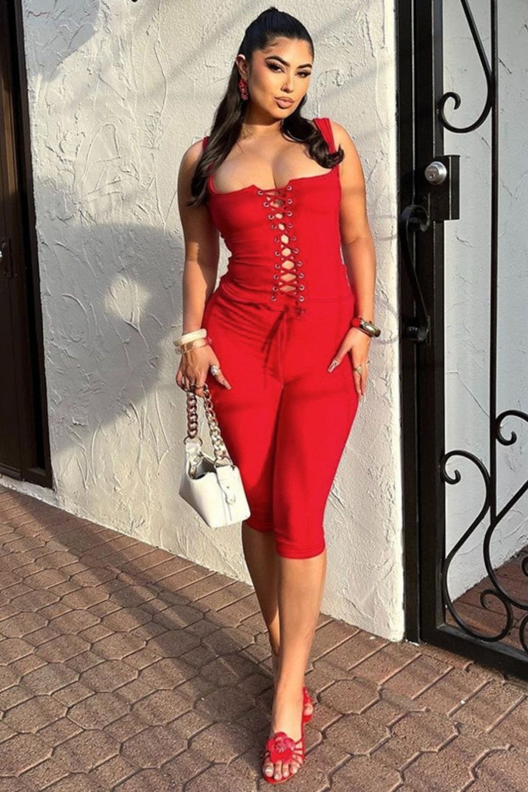 Small Vest Slim Solid Color Shorts Suit