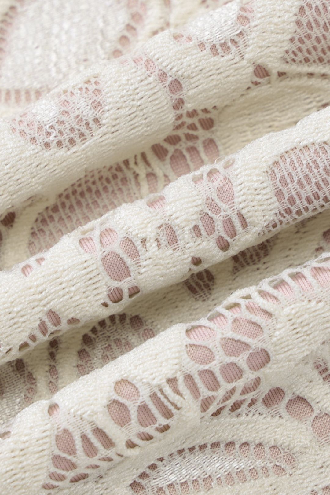 Sexy Lace Hollow Hip-covering Bell Sleeve Dress