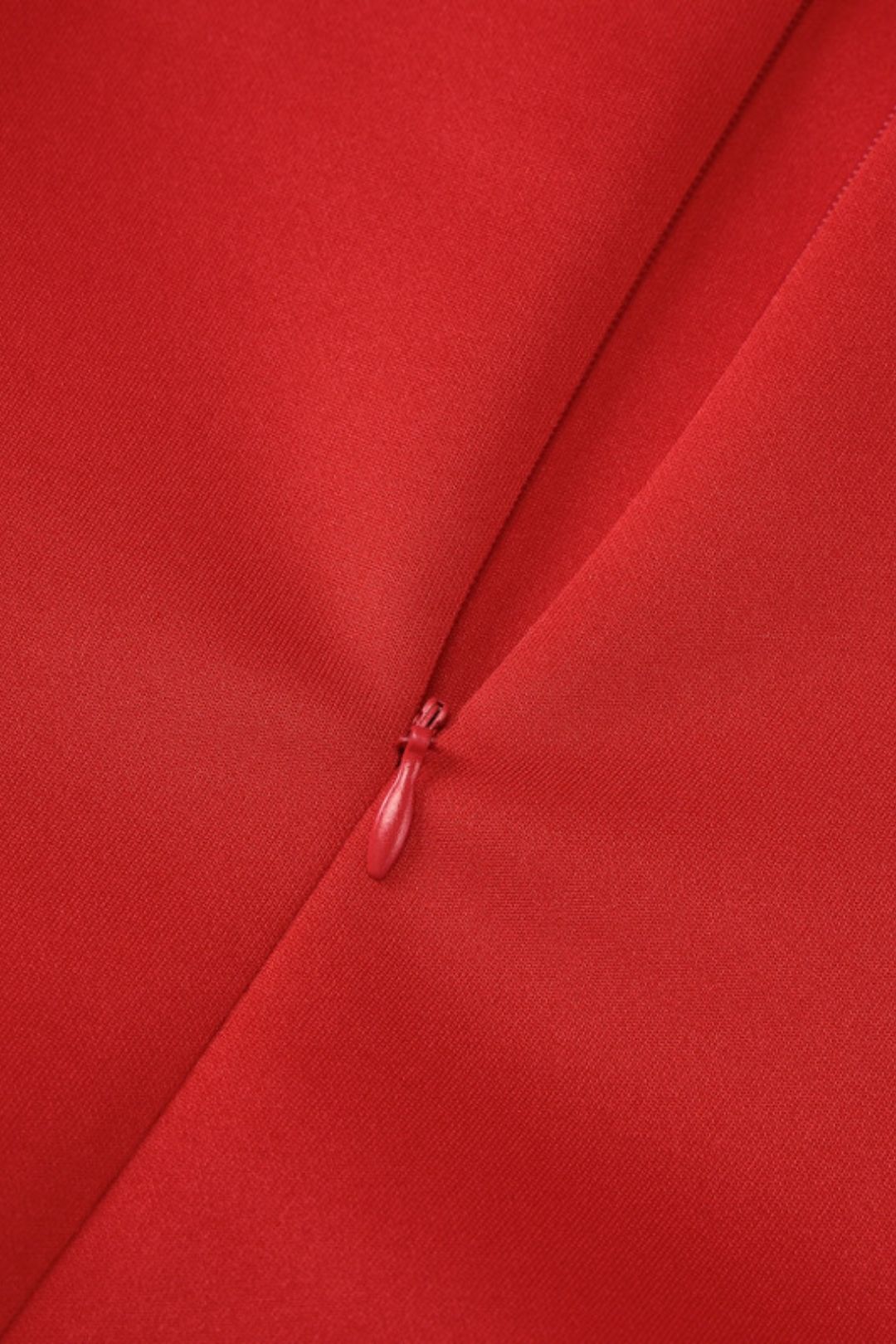 Sexy Back Zipper Tube Top Short Dress