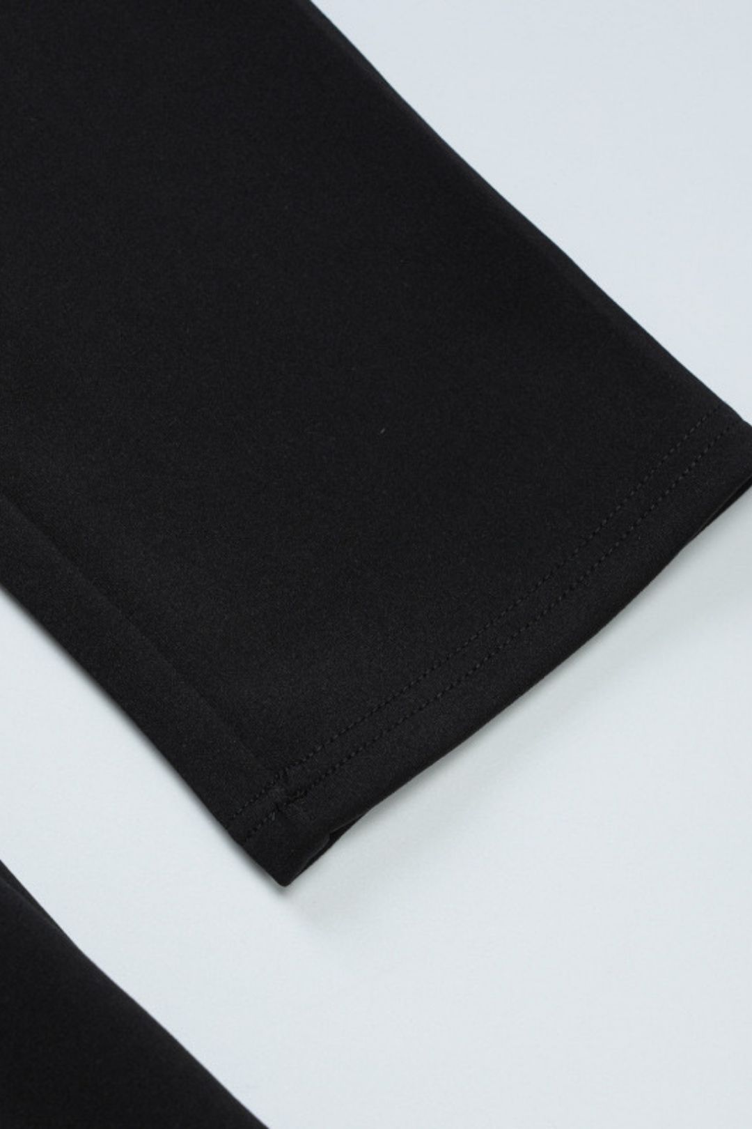 Round Neck Waist Zipper Long Sleeve Dress