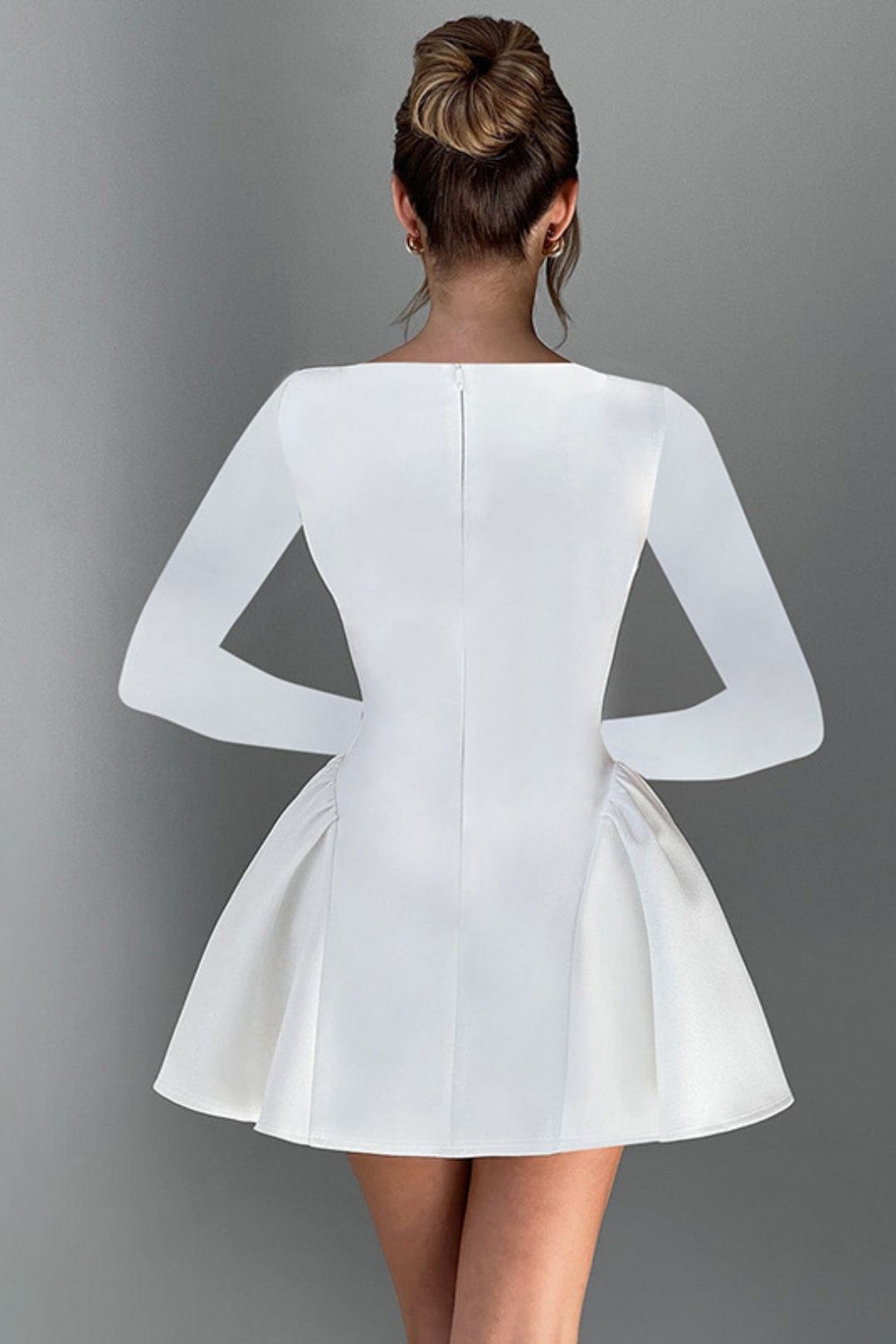 New Slim Solid Color Dress