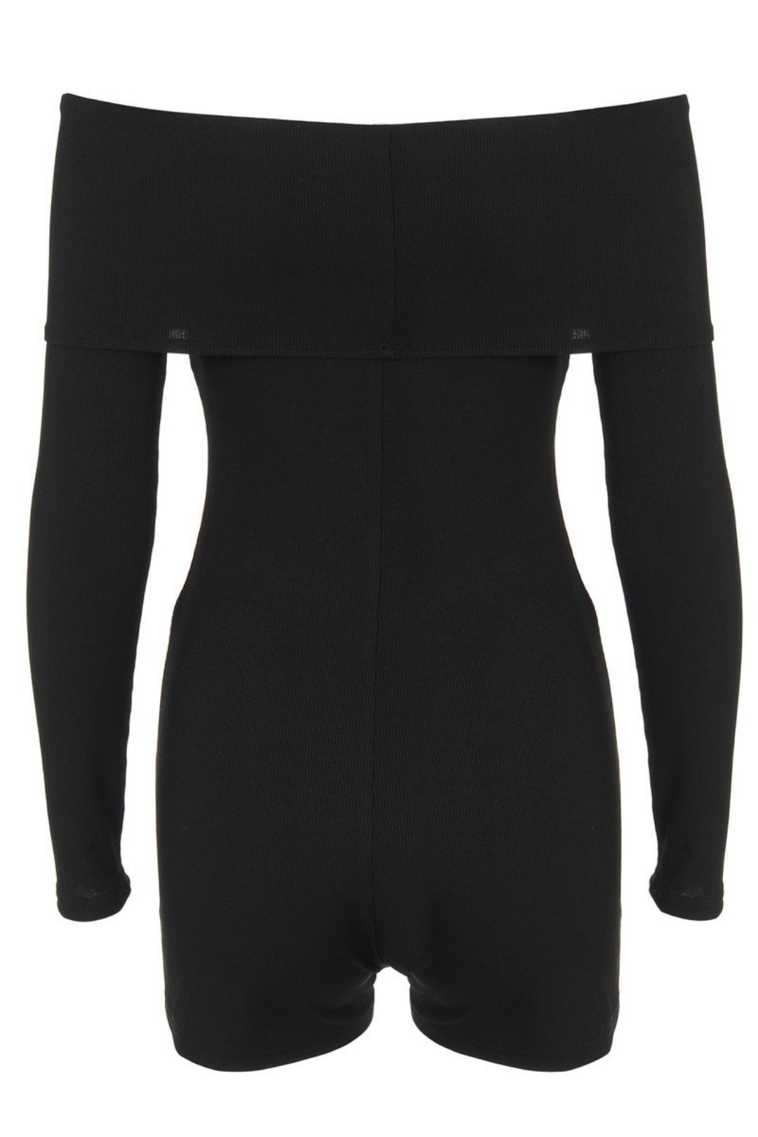 Sexy One-line Collar Off-shoulder Long-sleeved Knitted Casual Jumpsuit