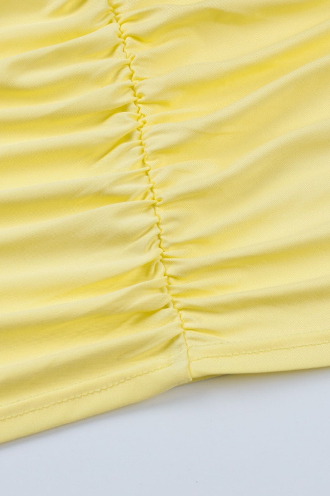 Solid Color Hollow Navel Exposed Lace Hip-covering Dress