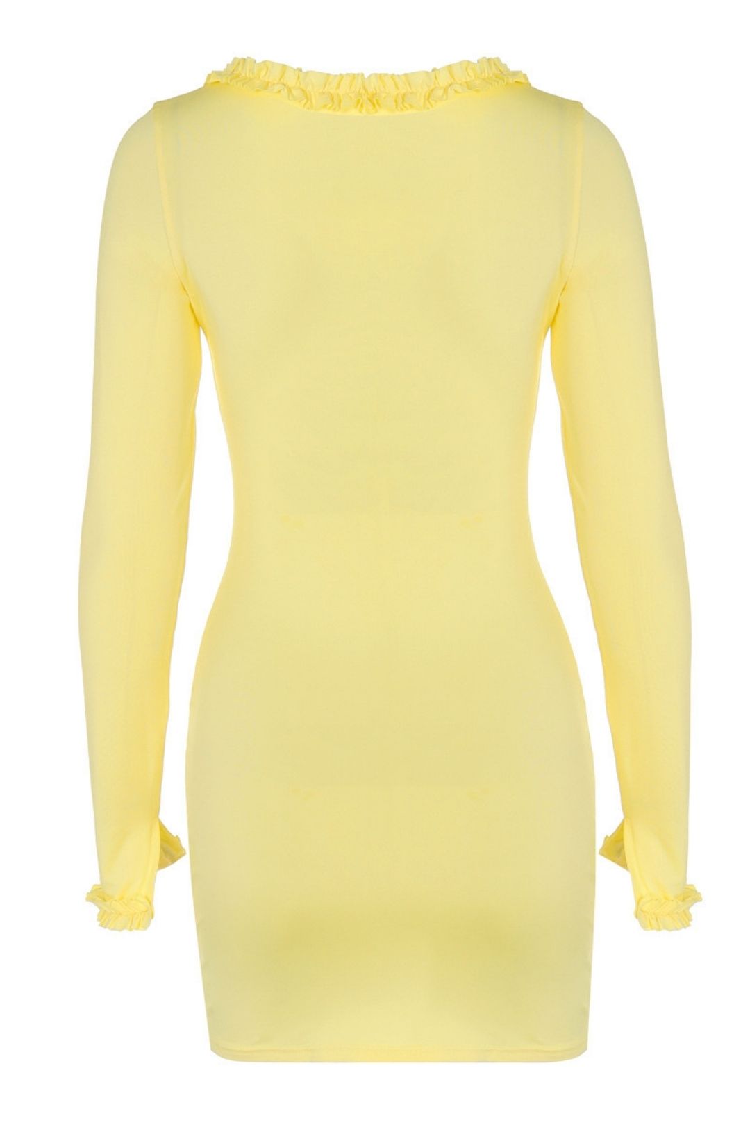 Solid Color Hollow Navel Exposed Lace Hip-covering Dress