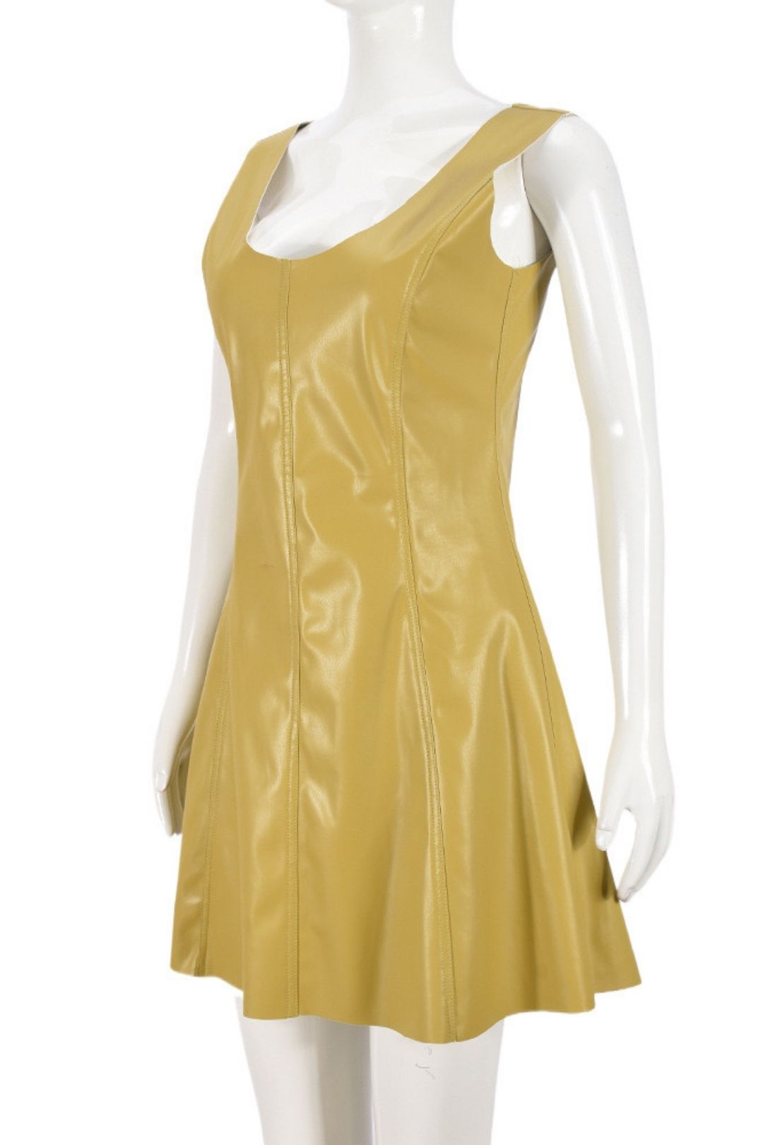 Solid Color Hollow Navel Exposed Lace Hip-covering Dress