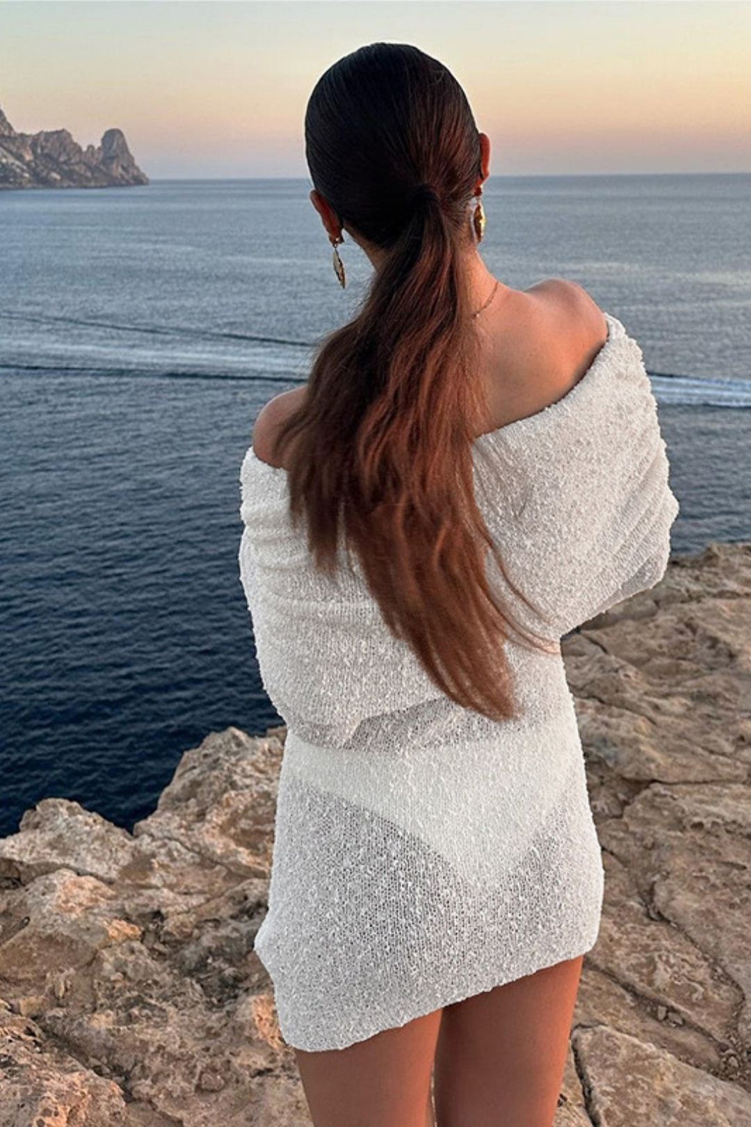 Sexy Backless Sequined Tassel Dress