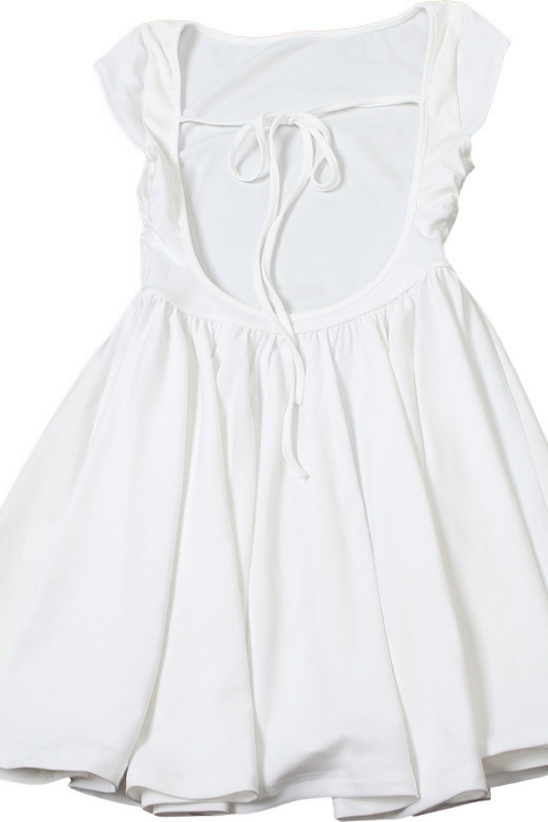 Sexy Big Backless Waist Tie Dress