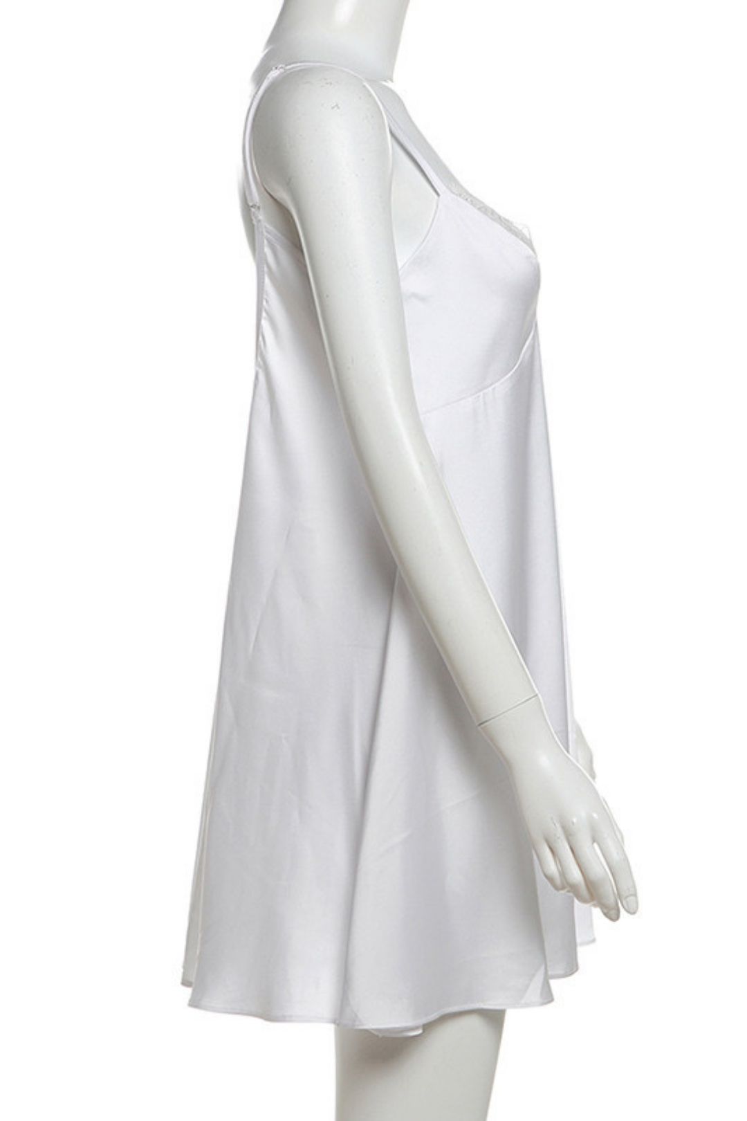 V-neck Backless Sexy Solid Color Suspender Dress