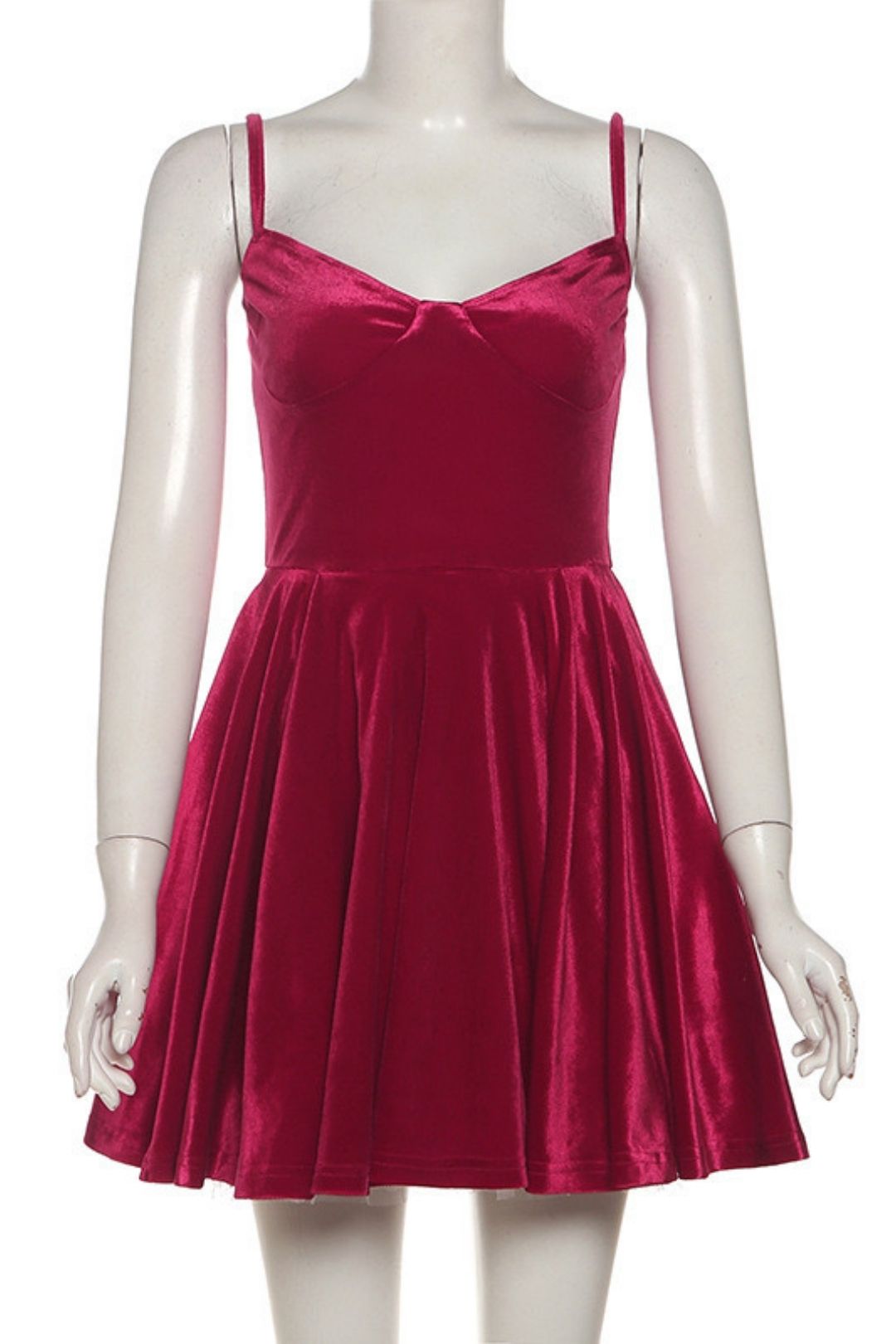 Sexy Backless Waist Slimming V-neck Suspender Dress