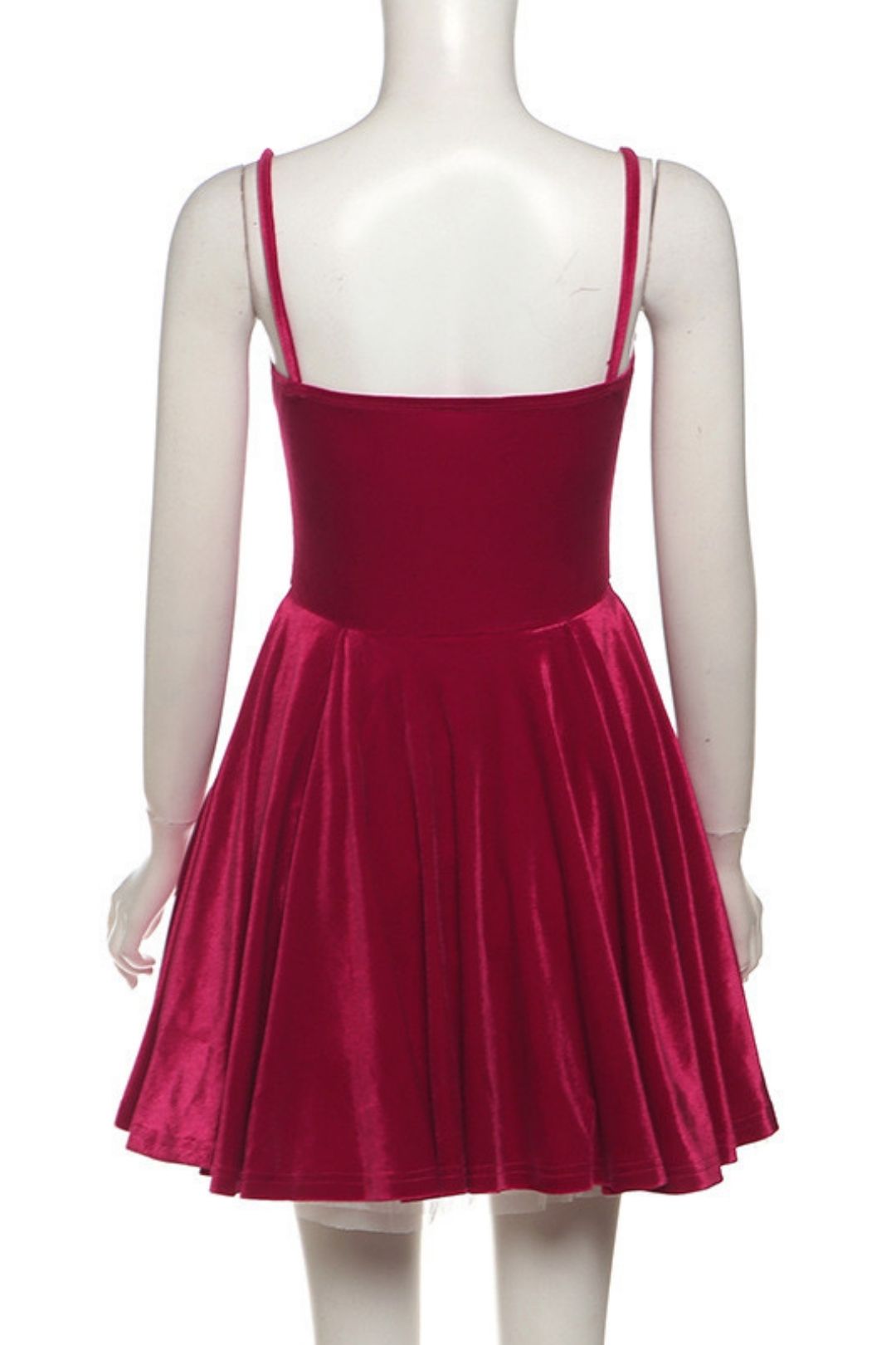 Sexy Backless Waist Slimming V-neck Suspender Dress