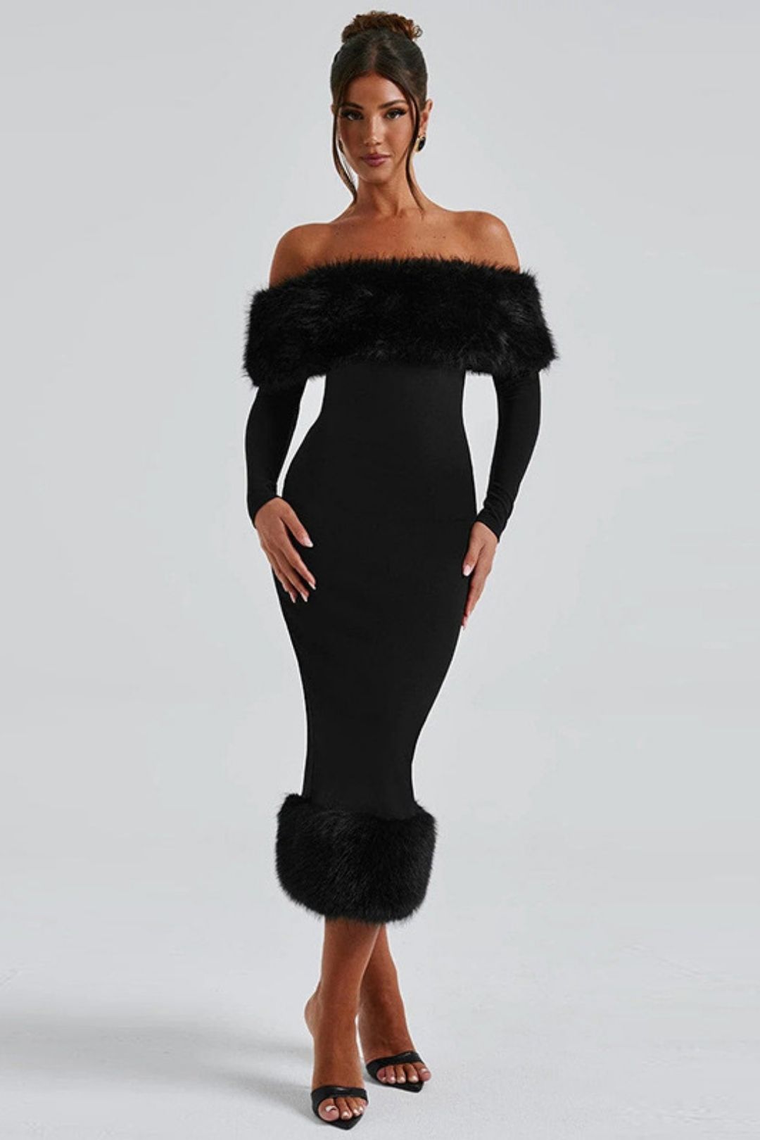 Sexy Backless Hollow Slim Temperament Suspender Dress