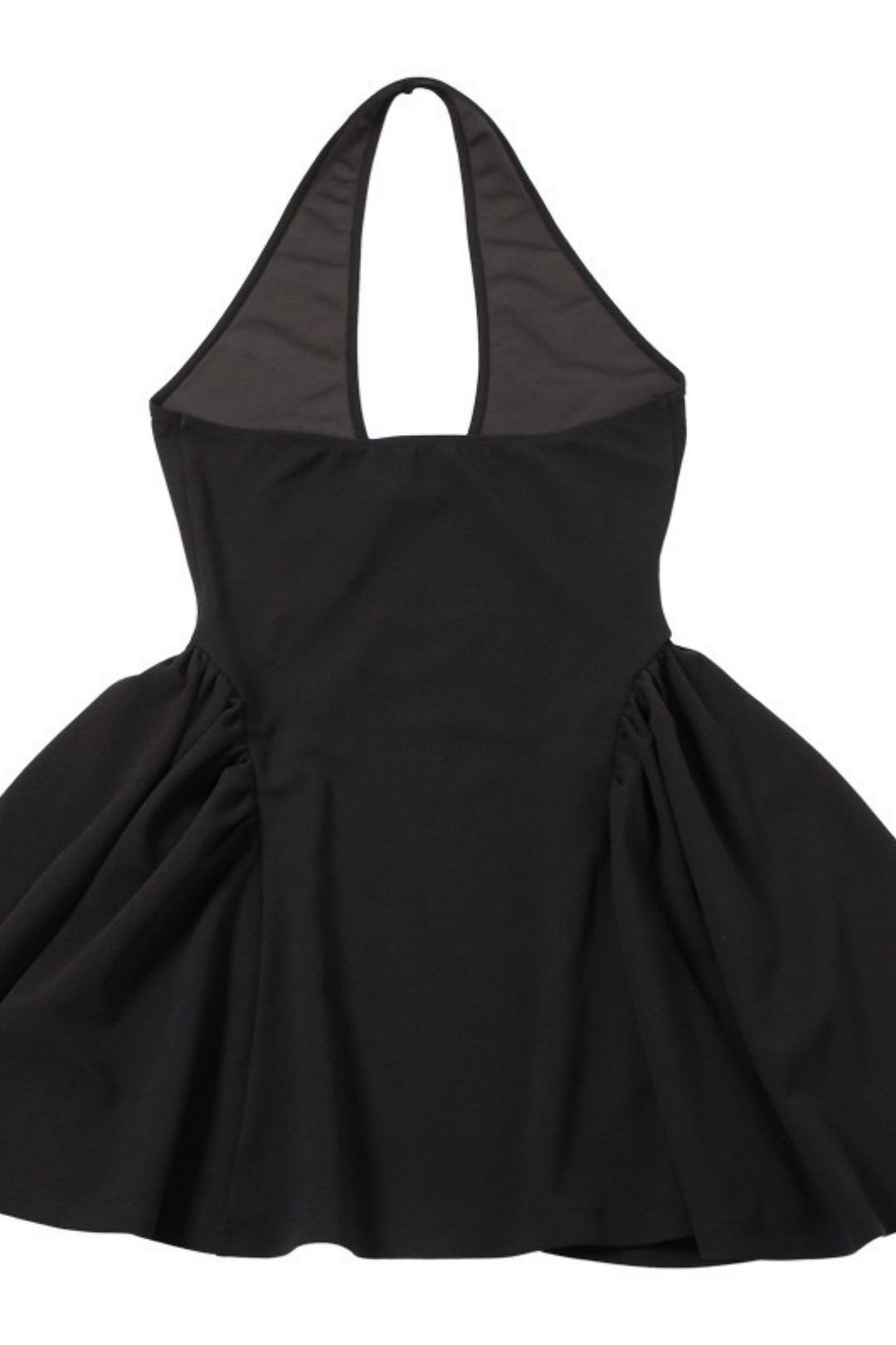 Sexy Deep V-neck Backless Halterneck Dress