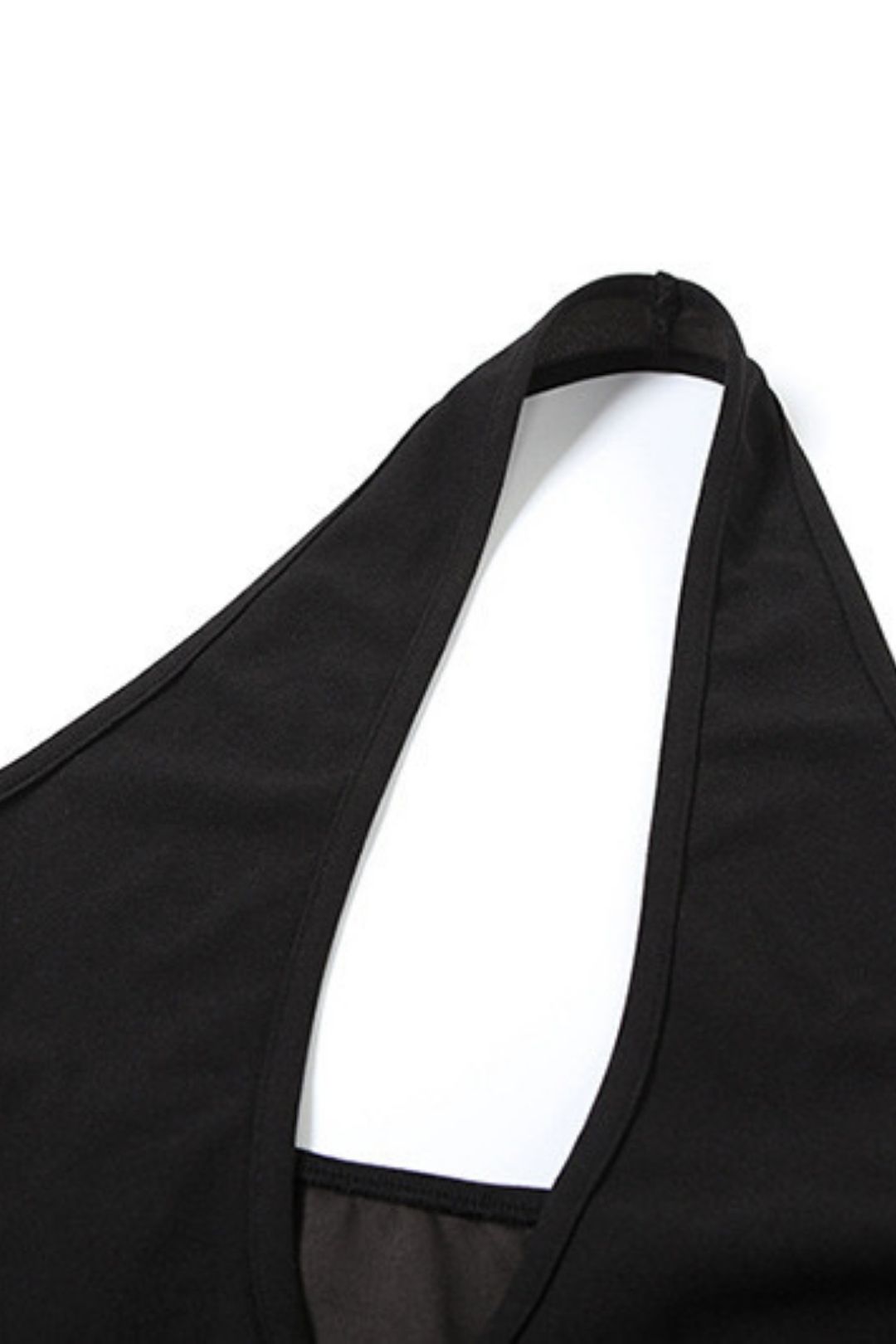 Sexy Deep V-neck Backless Halterneck Dress