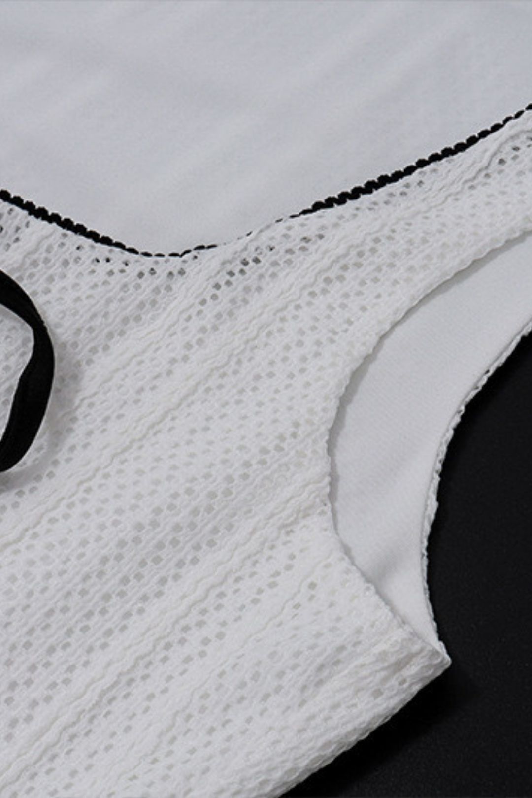 Sexy Pure Desire Bow Tie Mesh Sleeveless Vest Dress