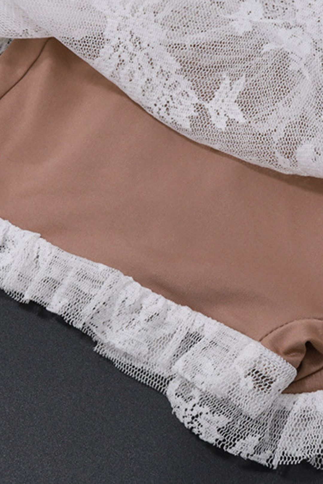 Square Neck Mesh Waist Puff Sleeve Short Sleeve Dress