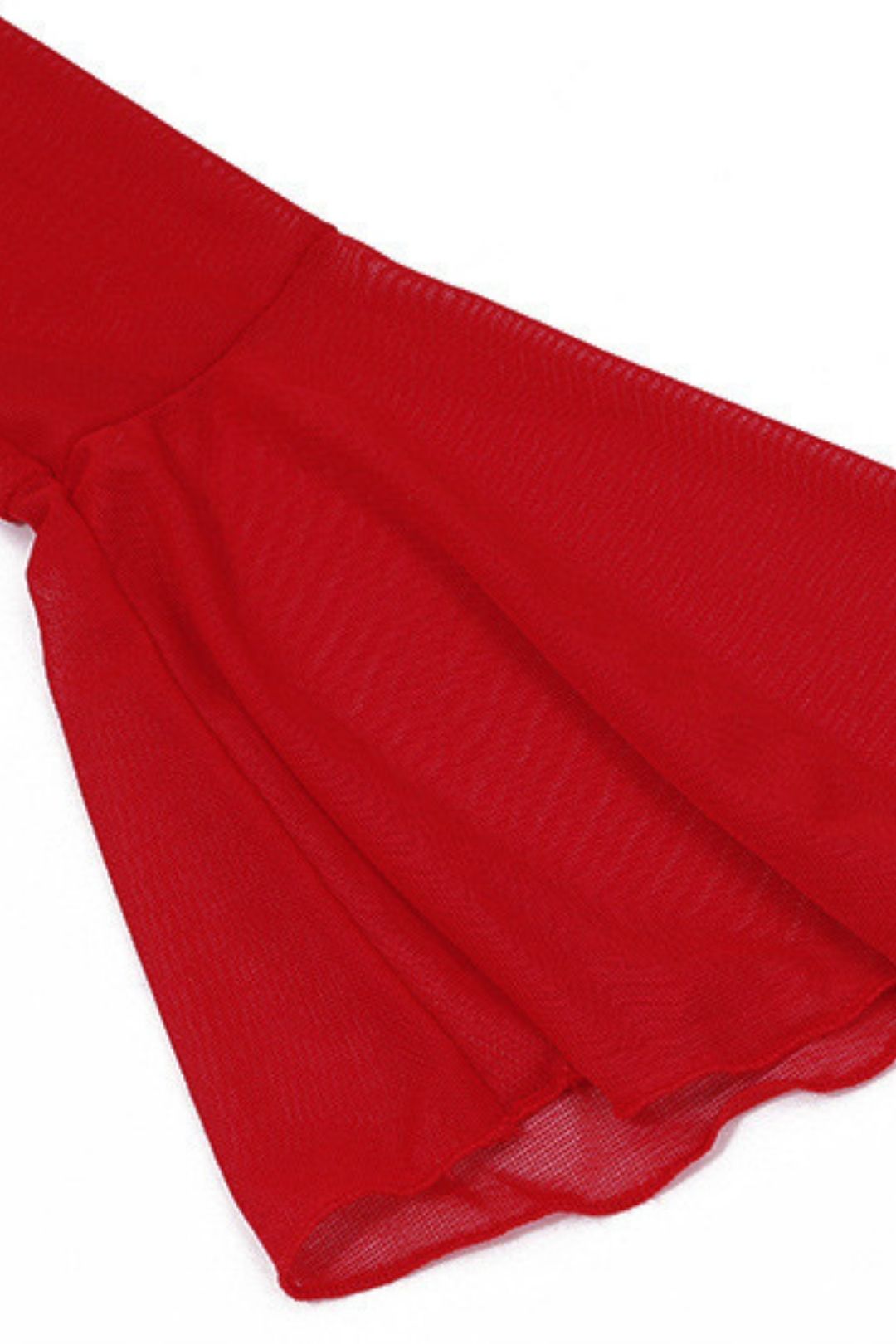 Flower Mesh Stitching Long-sleeved Dress