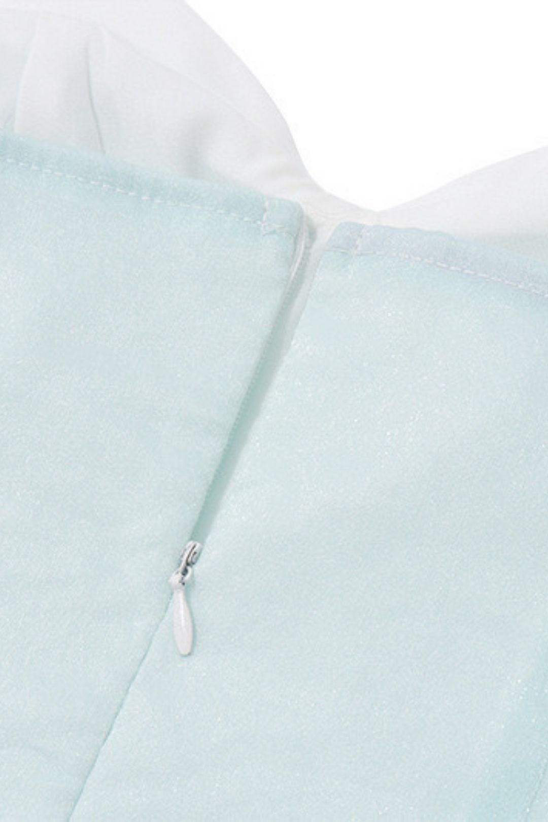 Sweet V-neck Butterfly Decoration Contrasting Halterneck Suspender Dress