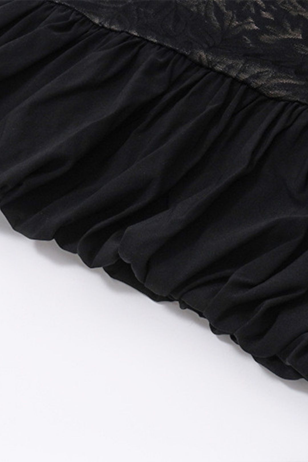 Sexy Pure Desire One-line Collar Bow Pattern Slim Tube Top Flower Bud Skirt