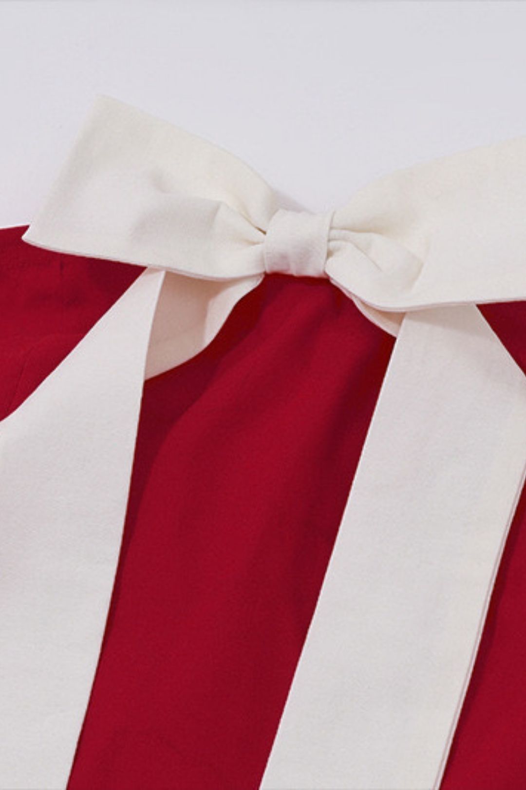 Sexy Sweet And Spicy Bow Vest Splicing Lotus Leaf Skirt Suit