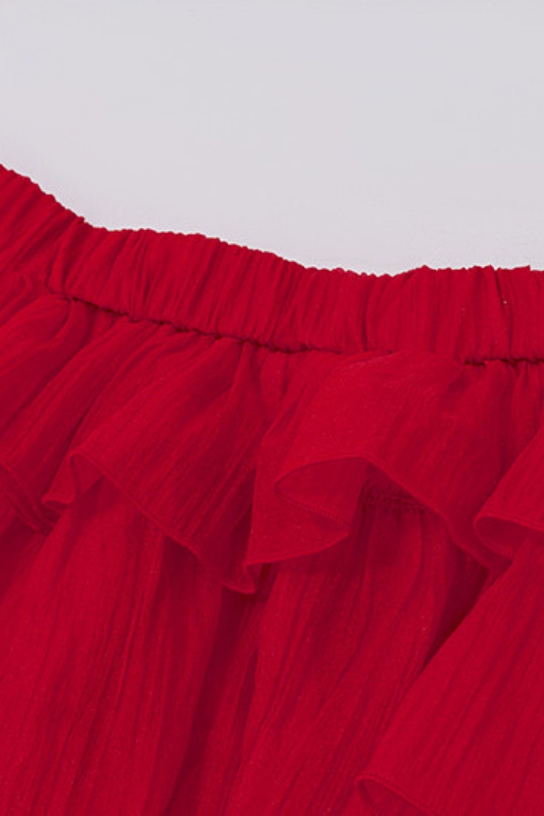 Sexy Sweet And Spicy Bow Vest Splicing Lotus Leaf Skirt Suit