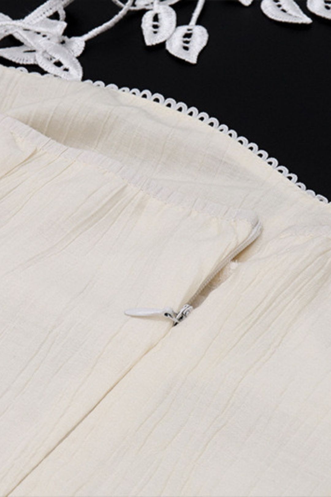 Sexy Pure Desire Tube Top, Backless Straps, Pleated Lotus Leaf Halter Neck Dress