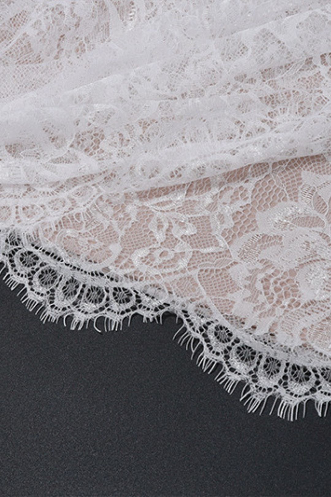 Sexy Lace Pattern Strap Slim Mesh Tube Top Dress