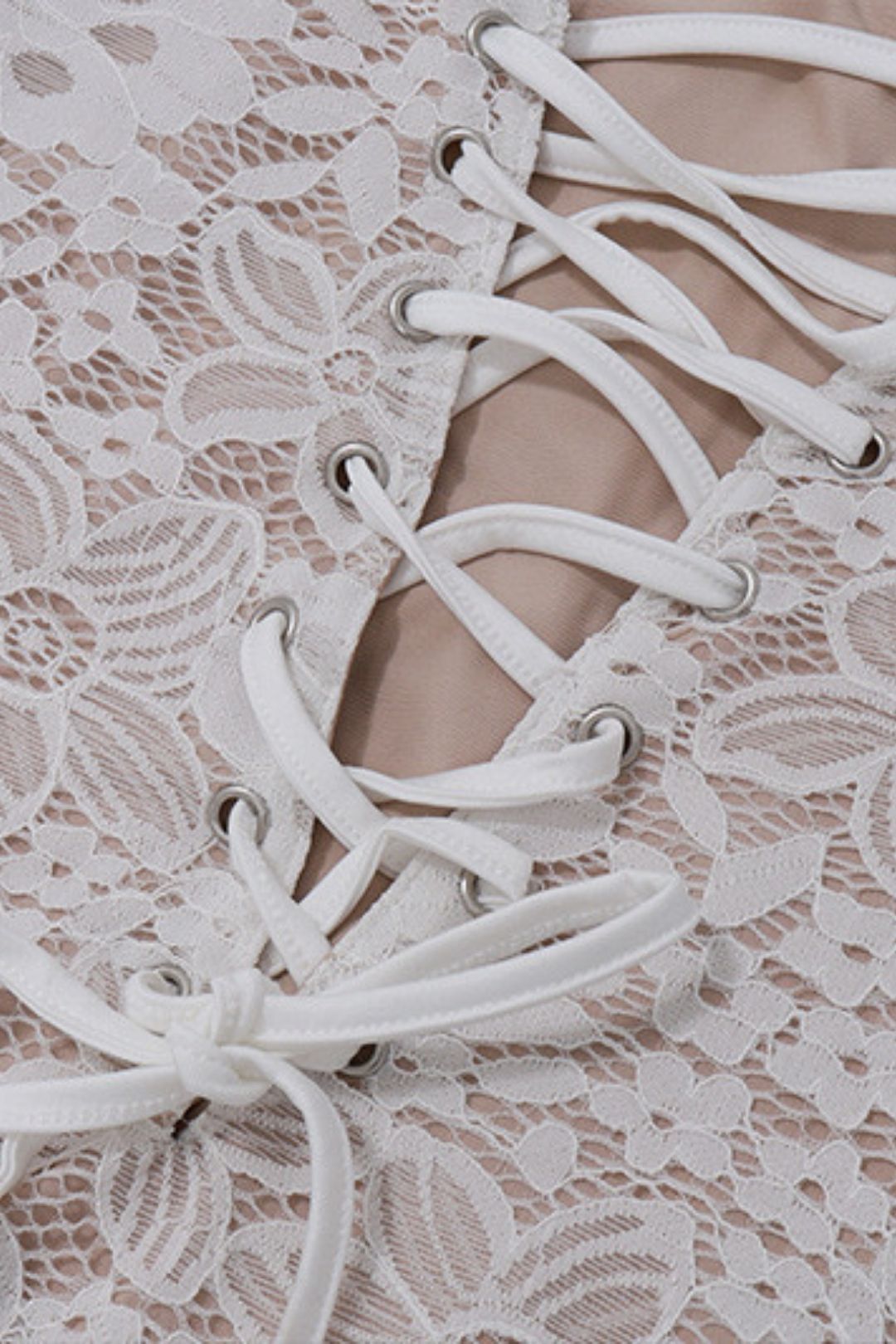 Sexy Lace Pattern Strap Slim Mesh Tube Top Dress