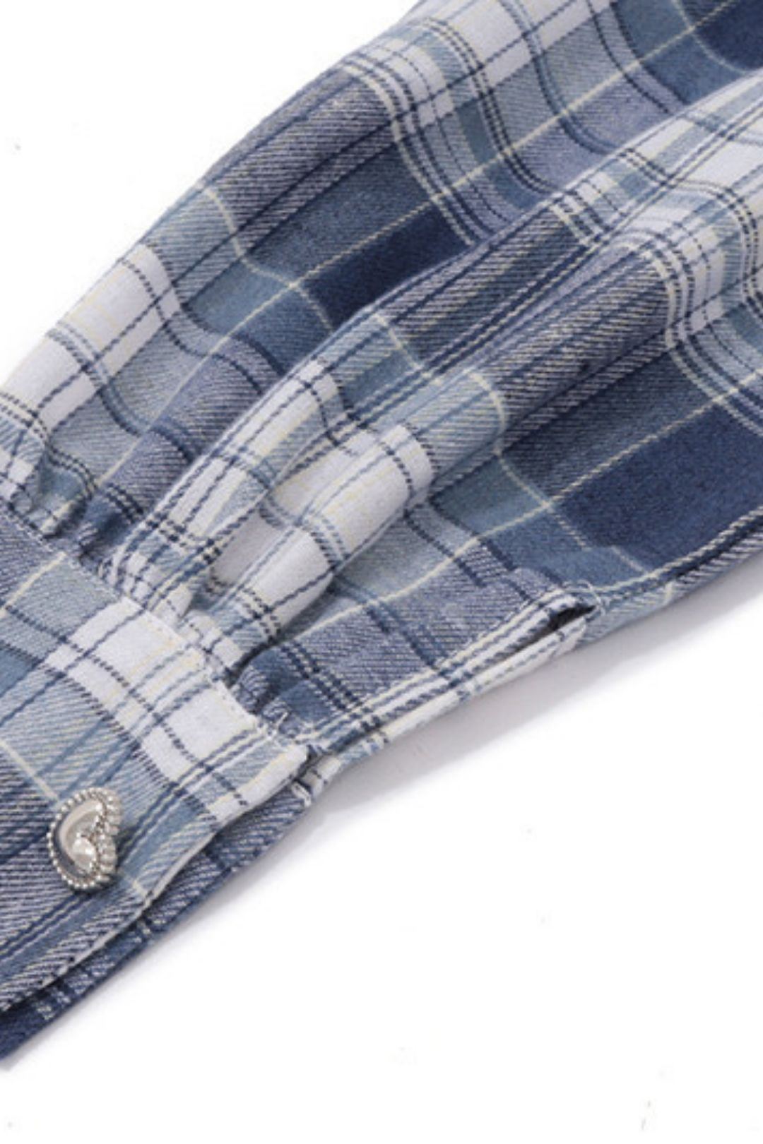 Lapel Plaid Long-sleeved Shirt Dress