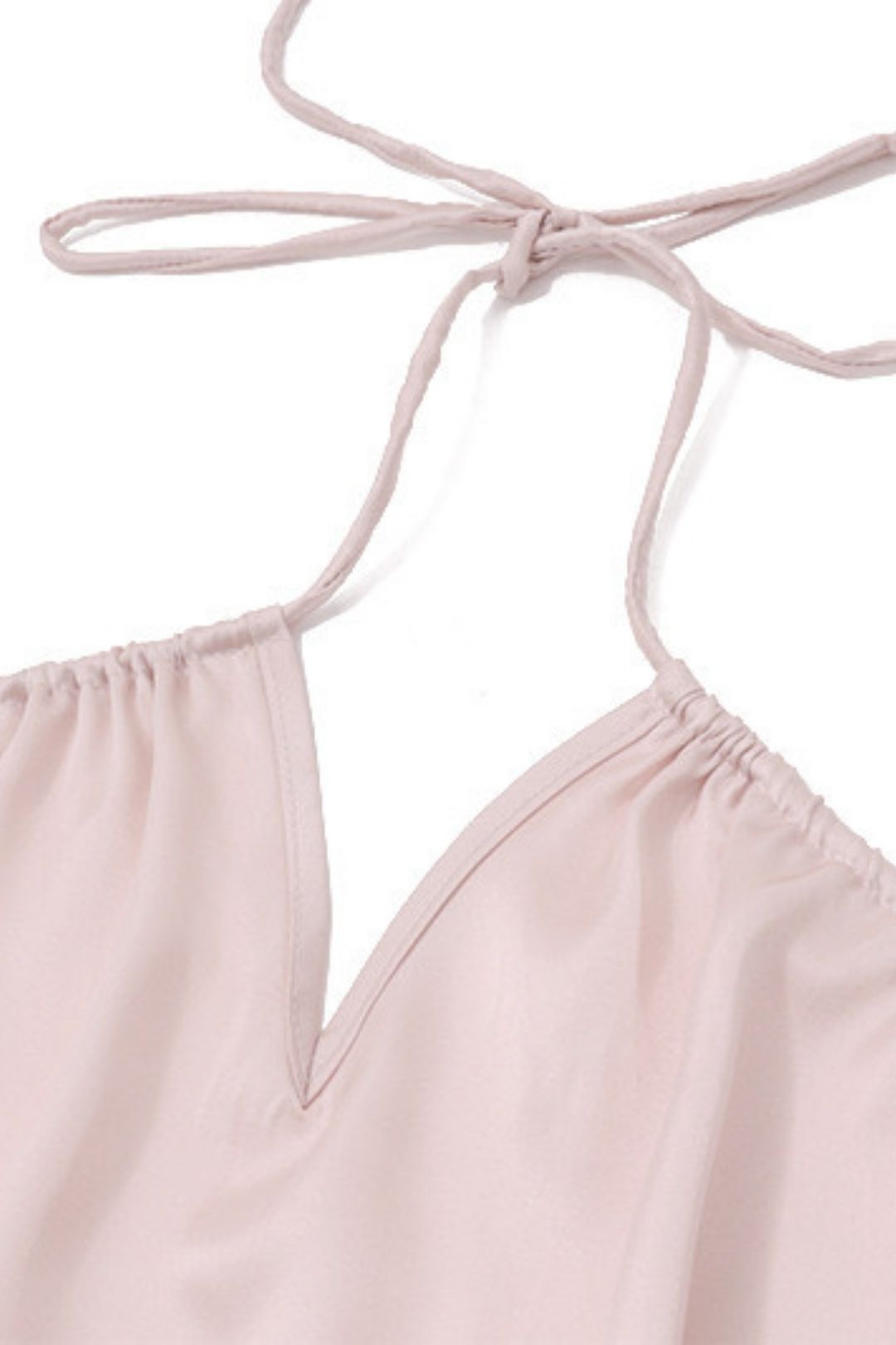 Sweet Backless Strappy Flower Silky Satin Halterneck Dress