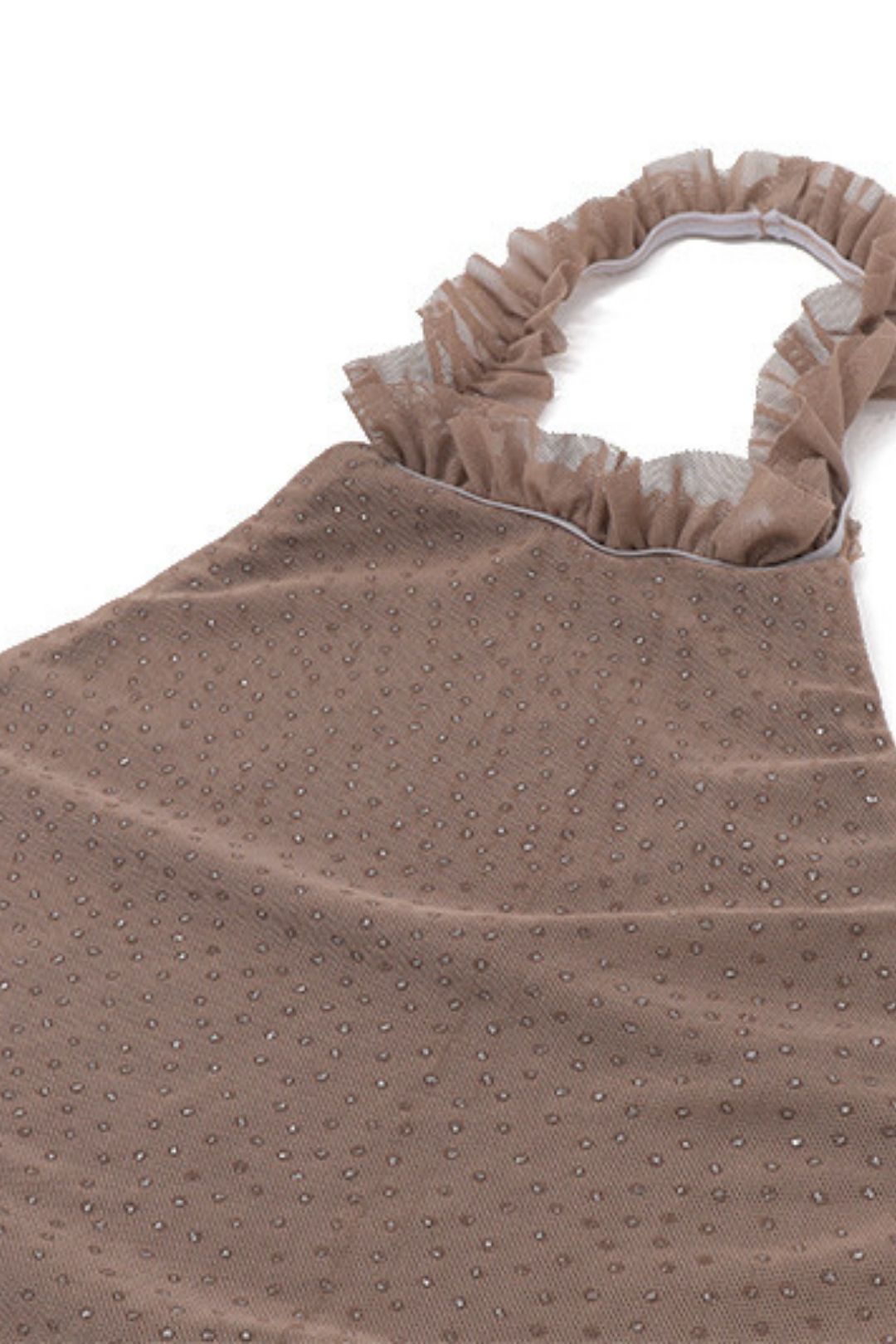 Backpack Hip Sleeveless Halterneck Dress