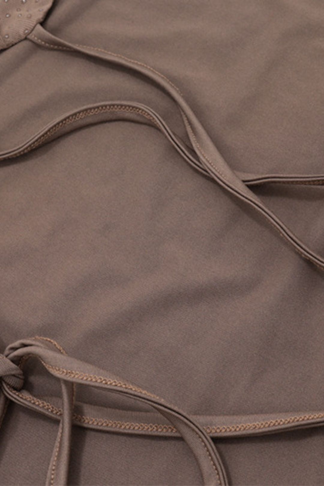 Backpack Hip Sleeveless Halterneck Dress