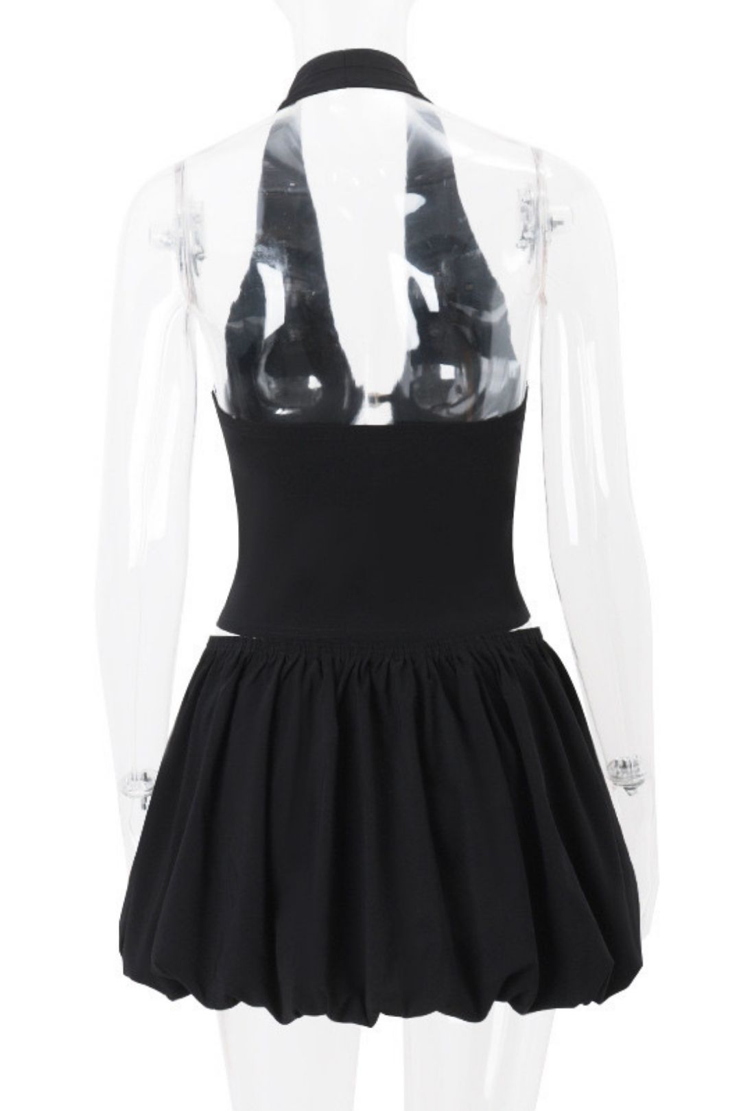 V Low-cut Hollow Halter Vest Female Bud Skirt Suit