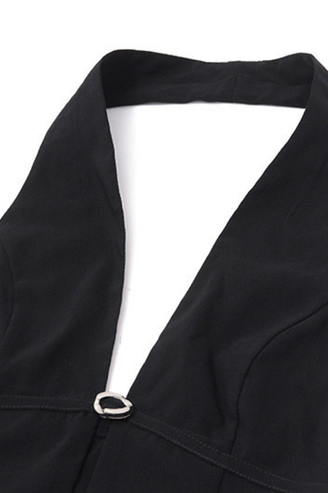 V Low-cut Hollow Halter Vest Female Bud Skirt Suit