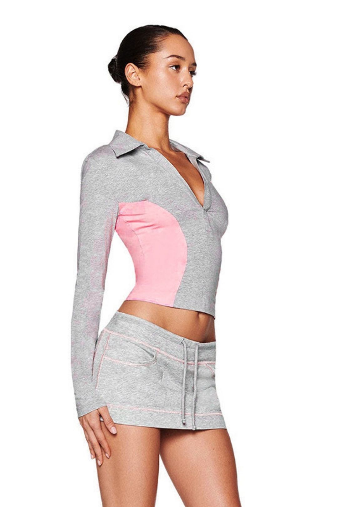 V-neck Lapel Sexy Tight Long-sleeved Suit