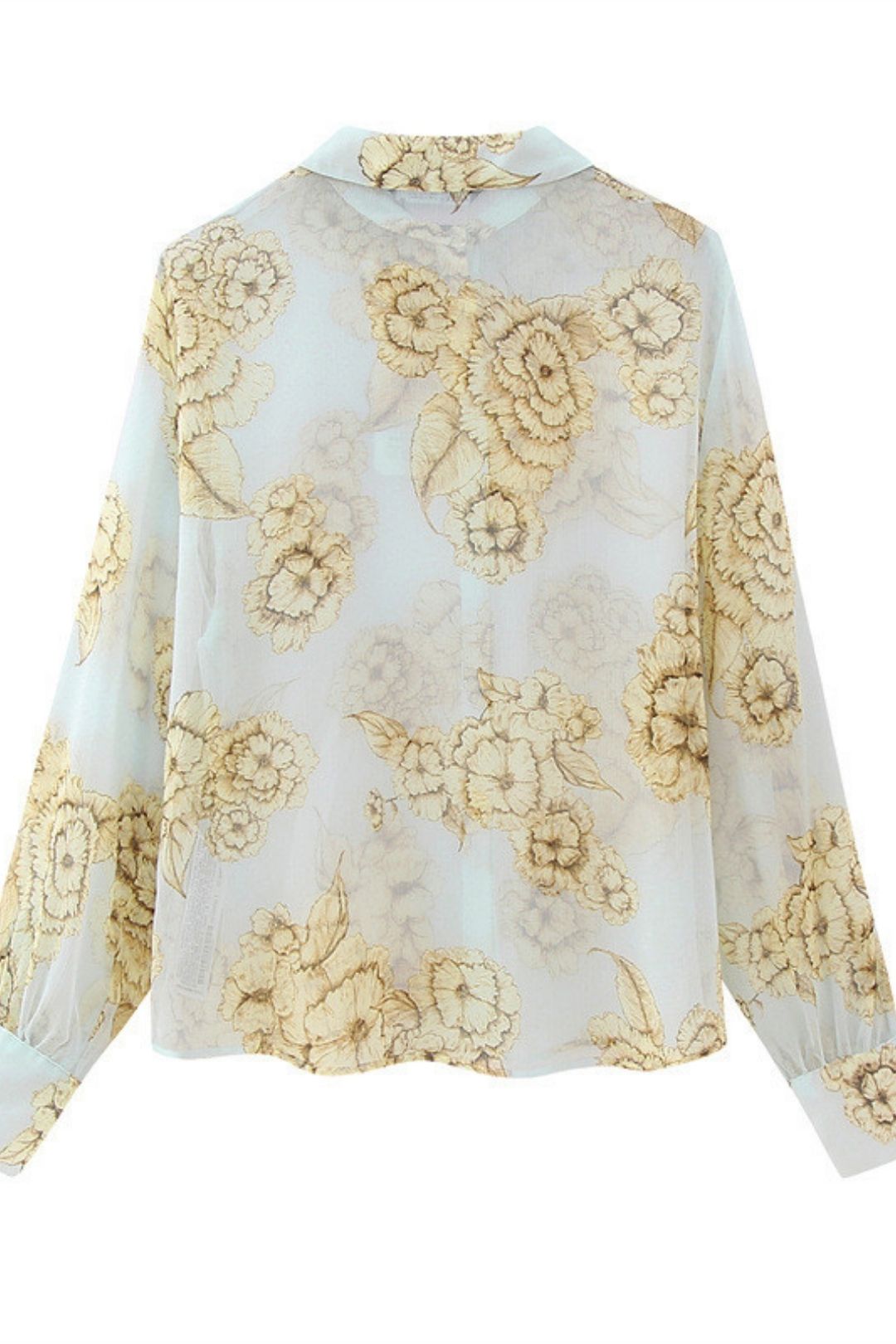 Print Shirt High Waist Midi Skirt Suit