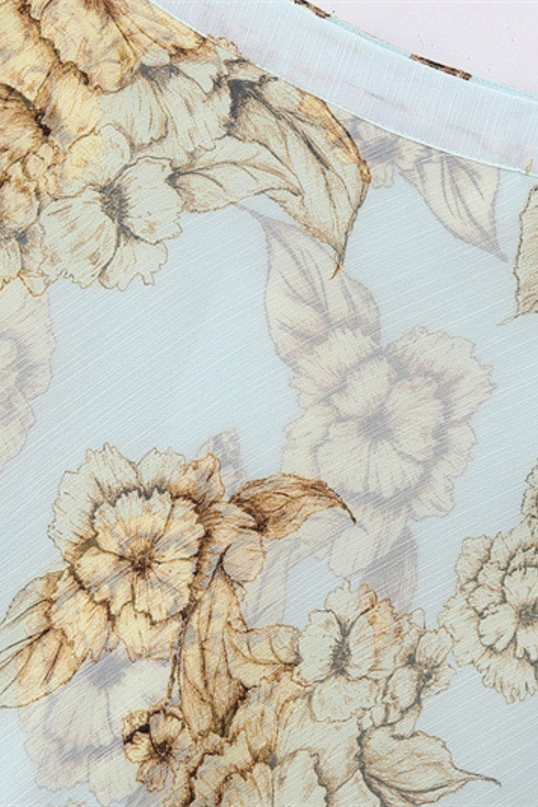 Print Shirt High Waist Midi Skirt Suit