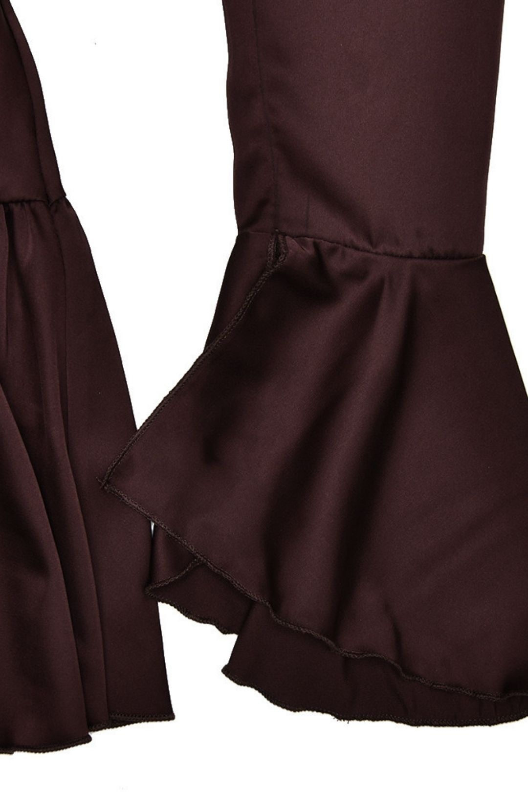 Spliced ​​ruffled Slim Short Skirt Fashion Sexy V-neck Strappy Dress