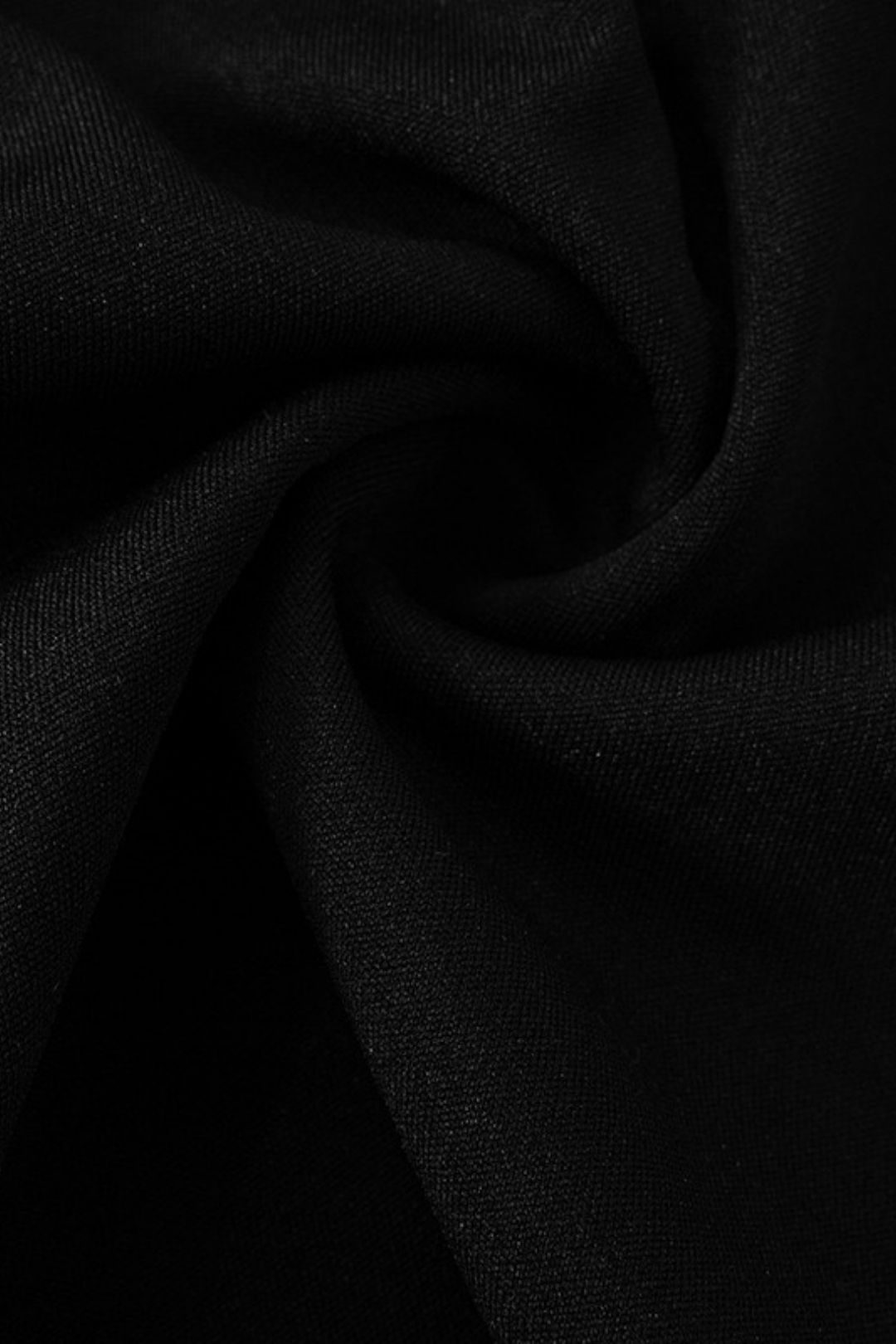 Jumpsuit Black V-neck Short-sleeved Pants Suit