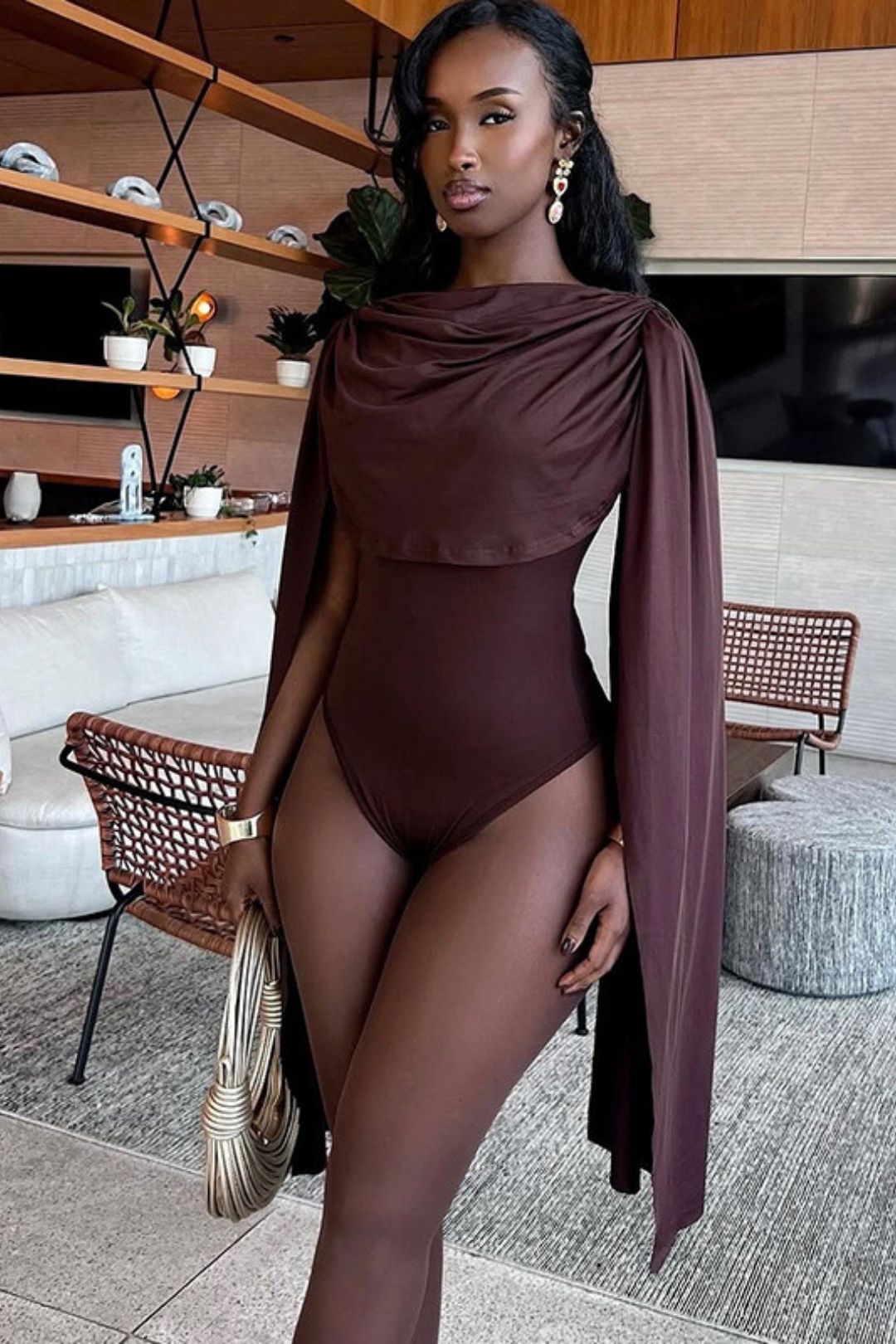Bottoming Top Long Sleeve Sexy Jumpsuit