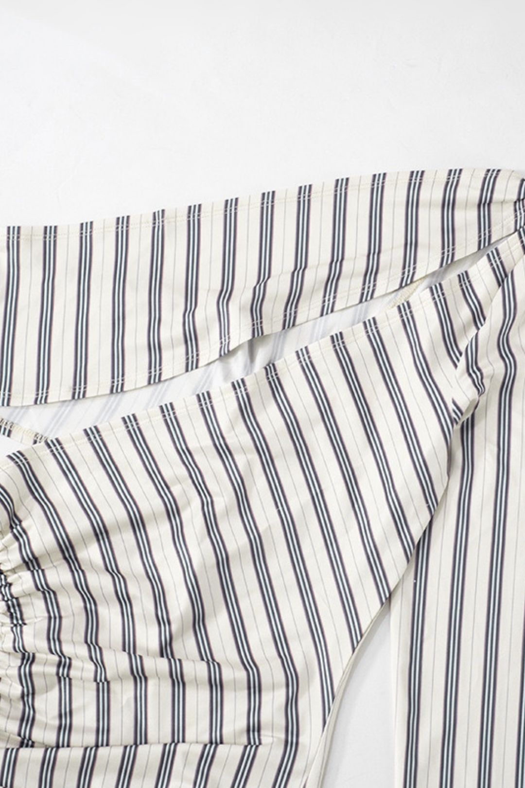 Elastic Stripes Slim Sexy Hot Girl Hollow Jumpsuit