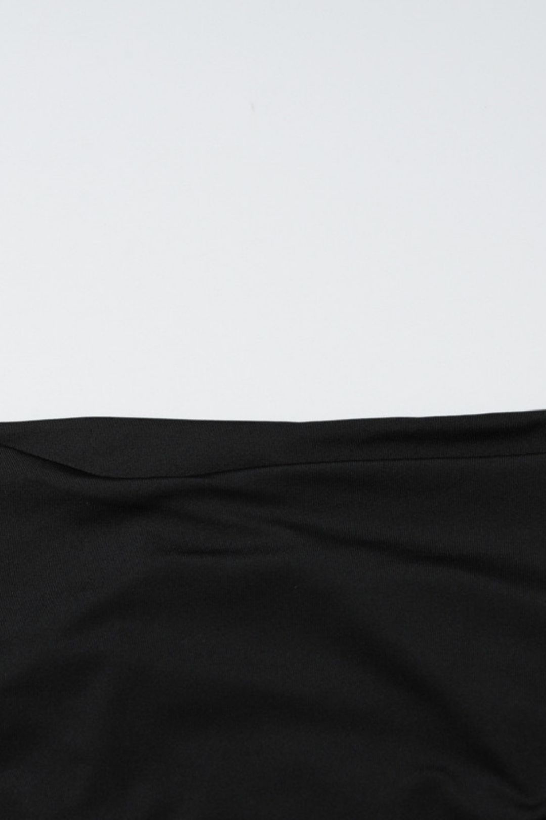 Slim Pleated Irregular T-shirt Tops