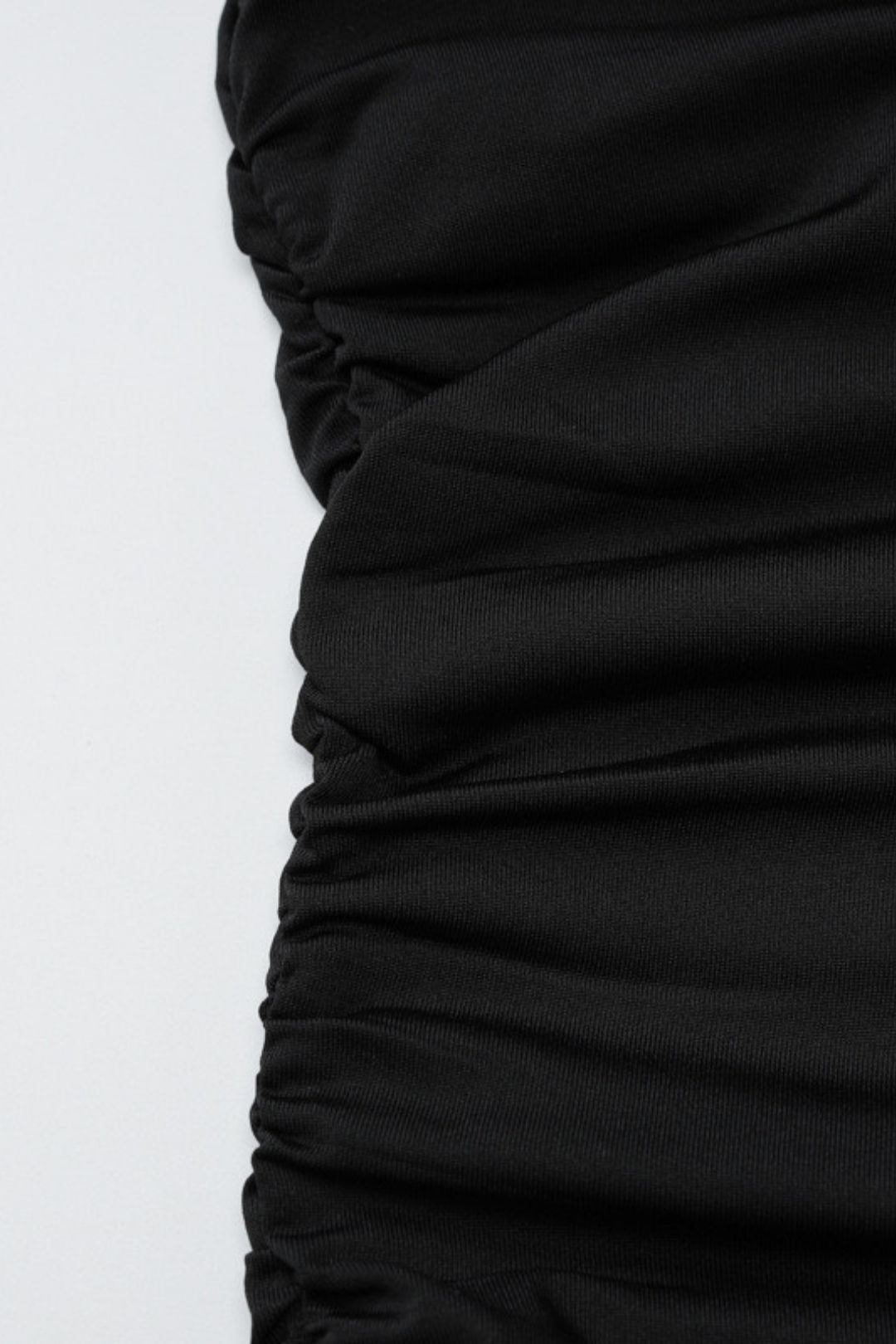 Slim Pleated Irregular T-shirt Tops