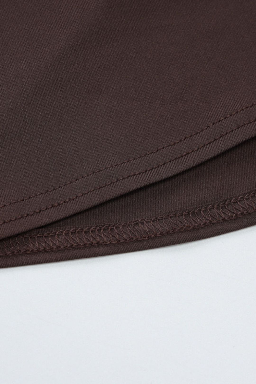 Slim Round Neck Gathered Hip Sleeveless Dress