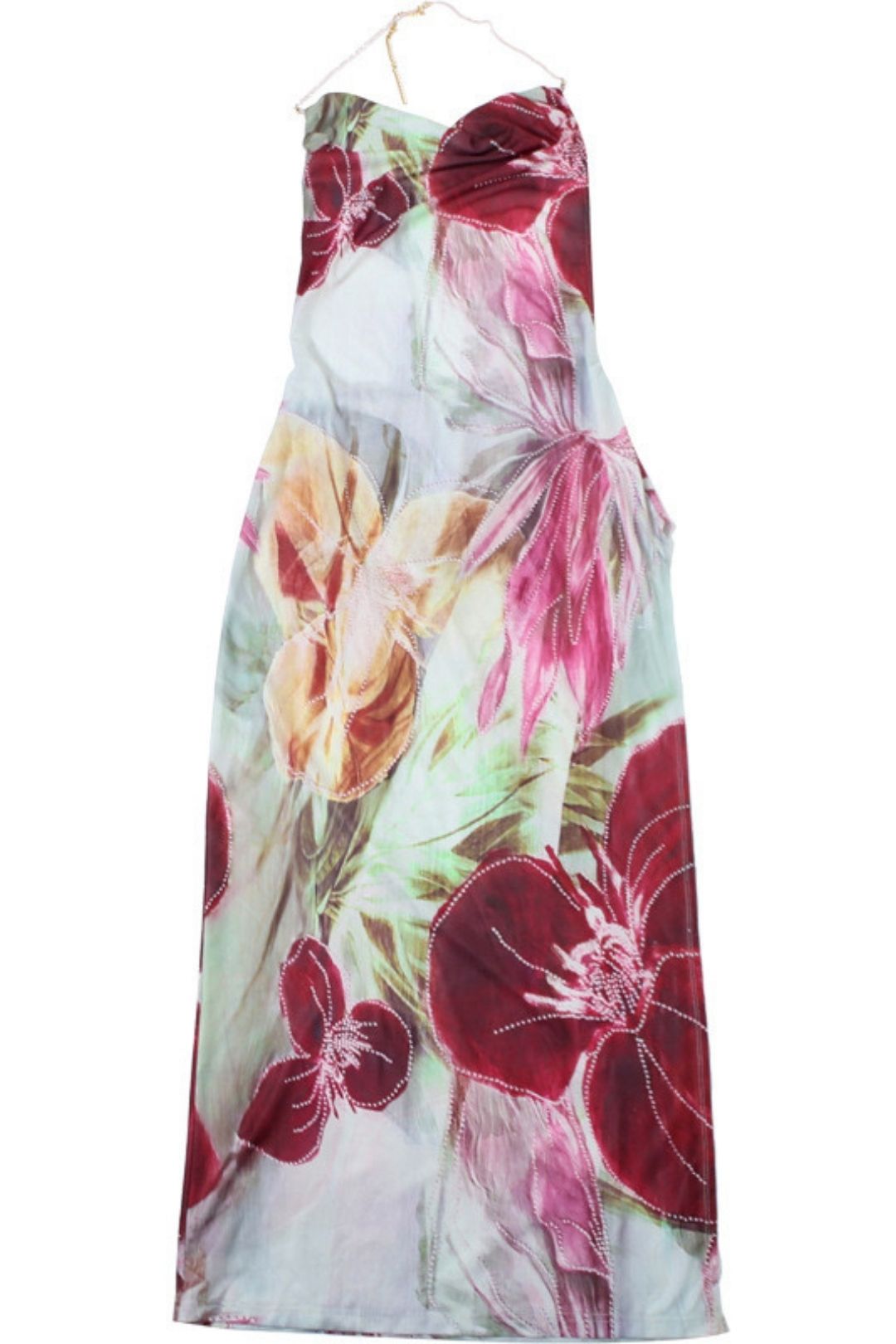 Sexy Waisted Backless Lace-up Long Dress