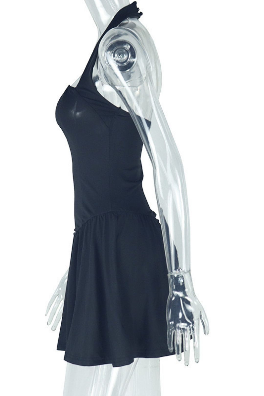 Sexy Sling One-shoulder Sleeveless Backless A-line Skirt