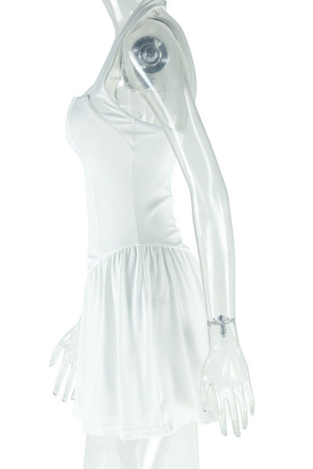 Sexy Sling One-shoulder Sleeveless Backless A-line Skirt